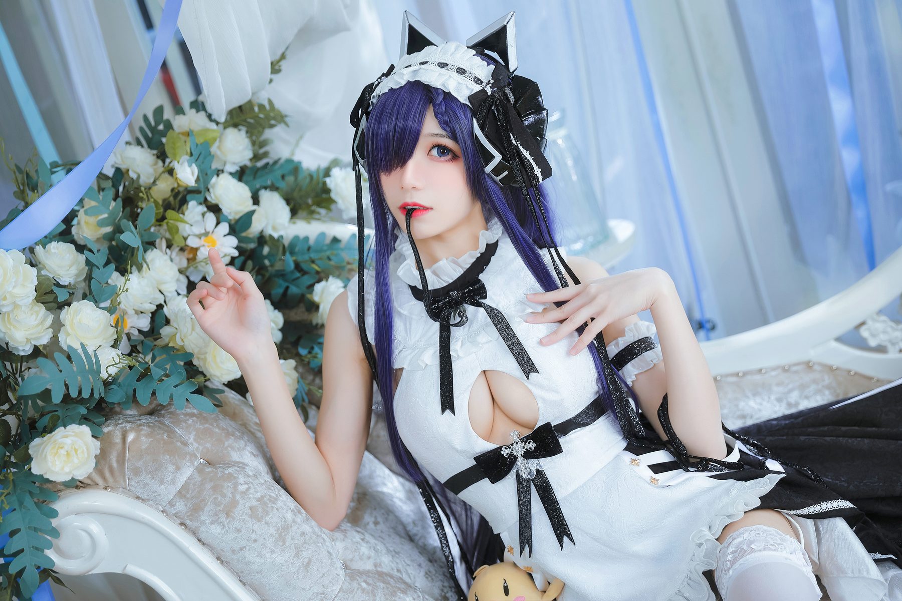 碧蓝航线 奥古斯特 cosplay 写真_女仆合集 | Tomoyo酱 奥古斯特 全套图包 [27P-100M]