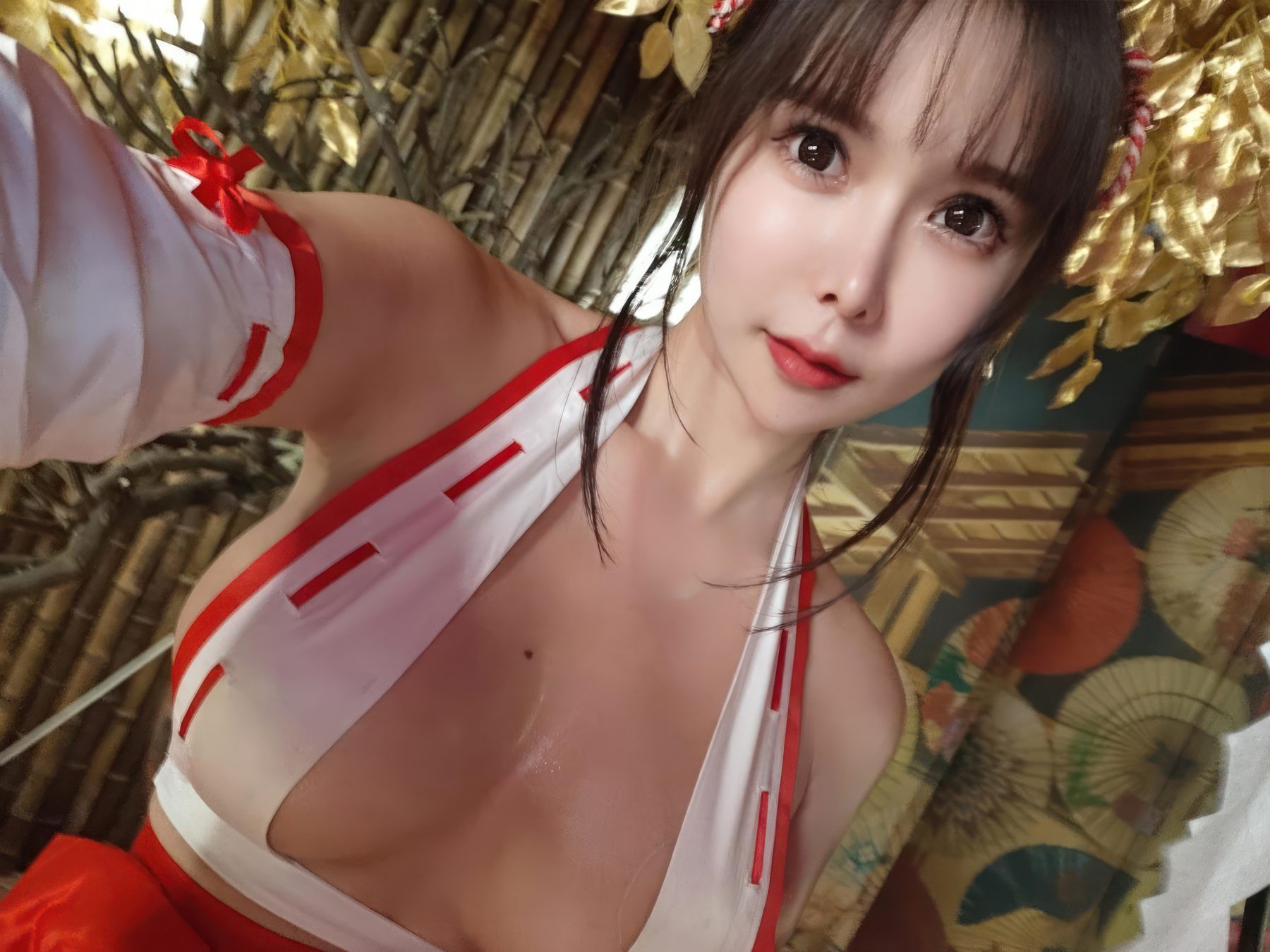 亚马逊鲶鱼 cosplay 写真_水无月巫女合集 | 亚马逊鲶鱼 巫女主题全套图包 [28P-176M]