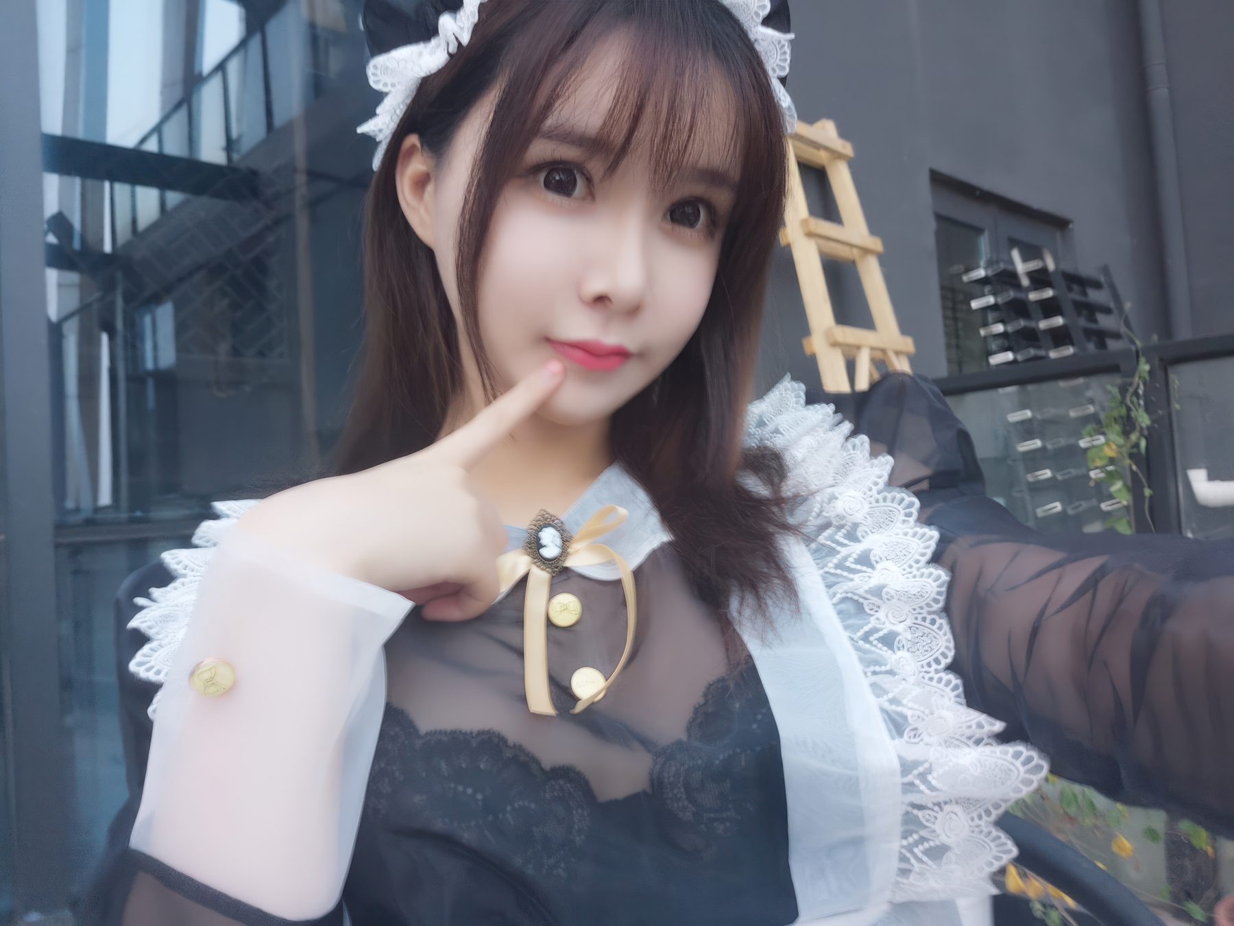 亚马逊鲶鱼 cosplay 写真_黑色透明女仆合集 | 亚马逊鲶鱼 全套图包 [33P-193M]