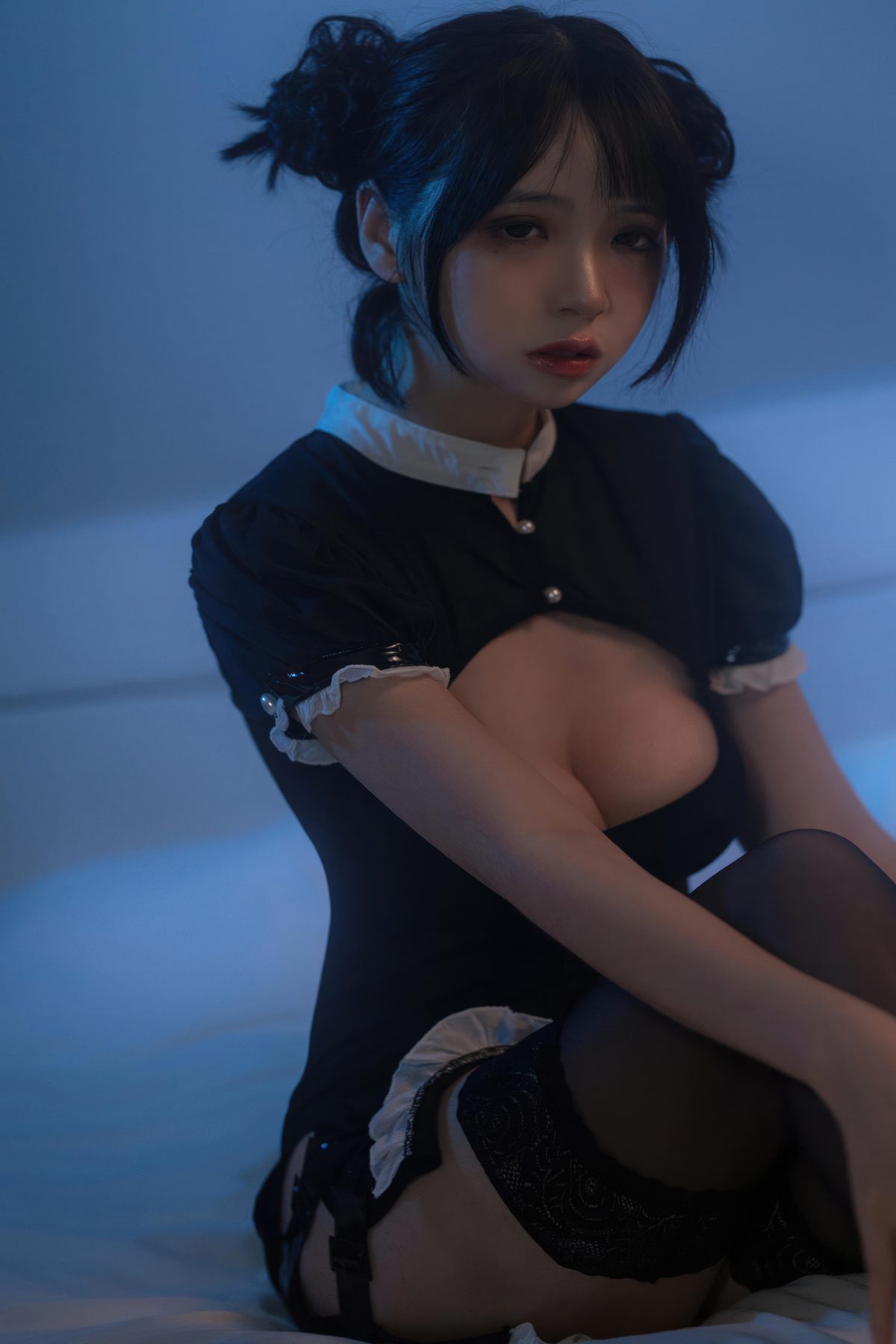 疯猫ss cosplay 写真_黑色护士合集 | 疯猫ss 全套图包 [40P-371M]