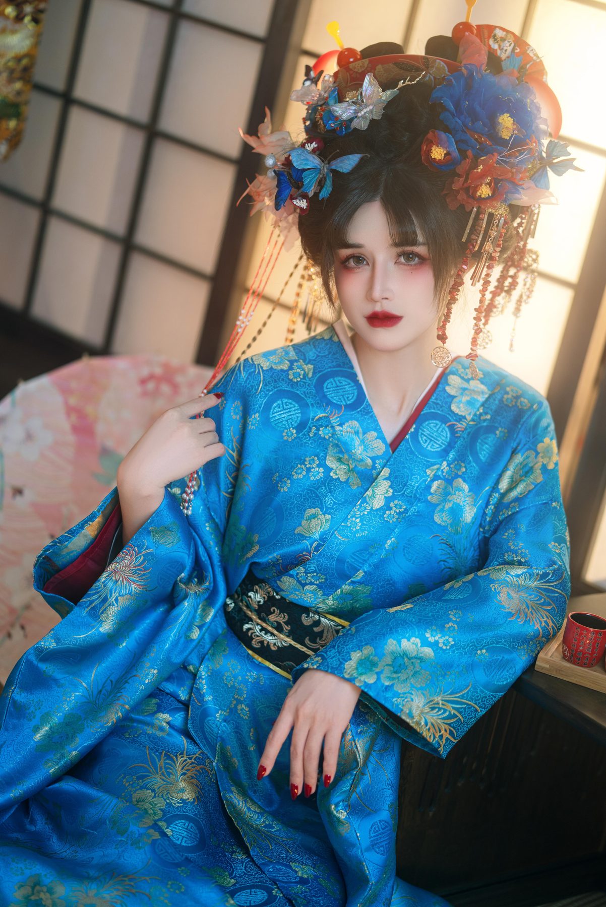 鹿八岁 COS写真_花魁の末路合集 | 鹿八岁 花魁主题 全套图包视频 [149P+1V-477MB]