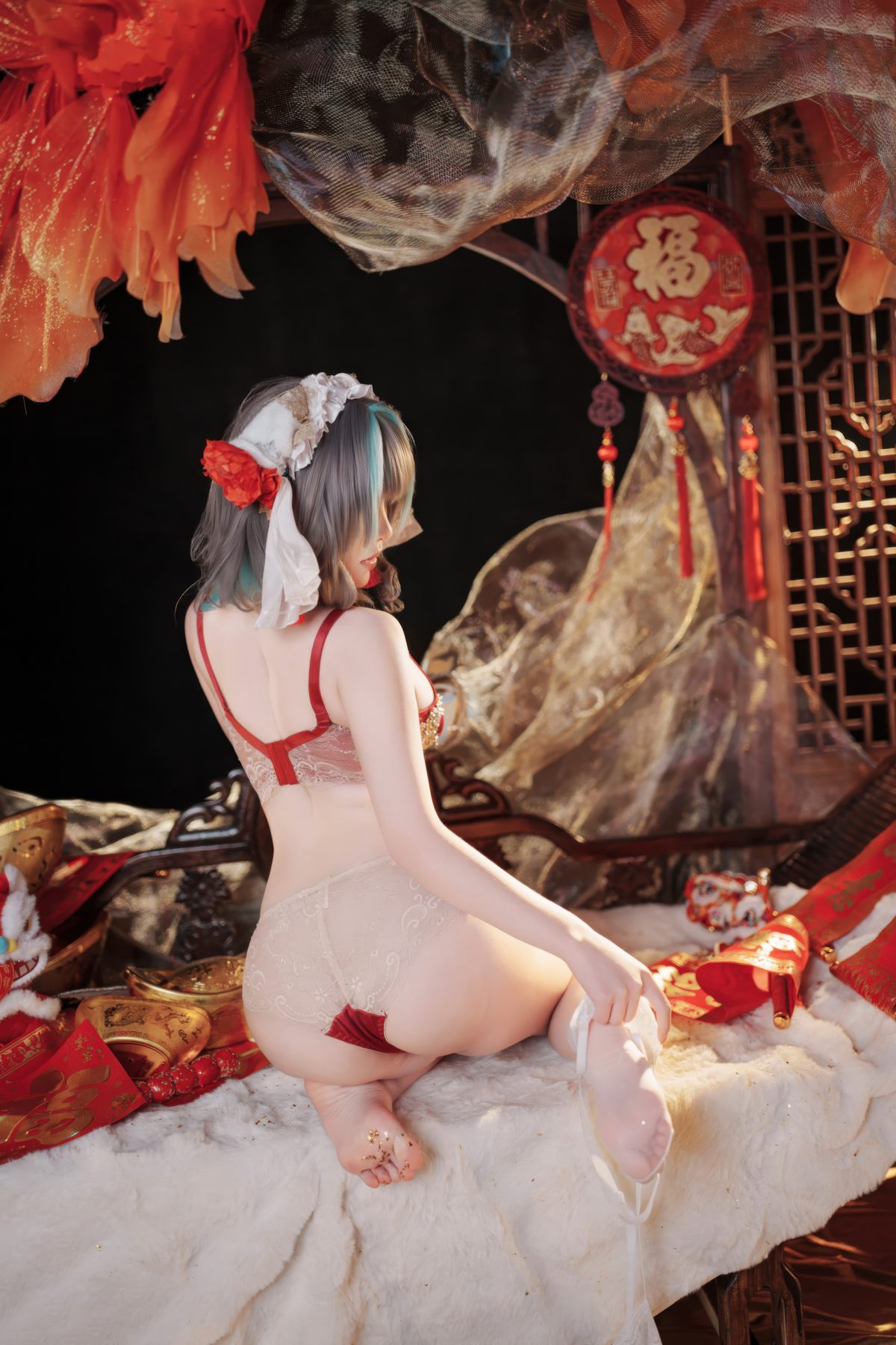 Bangni邦尼 cosplay写真_新春柴郡合集 | 邦尼 柴郡 全套图包 [67P-422M]