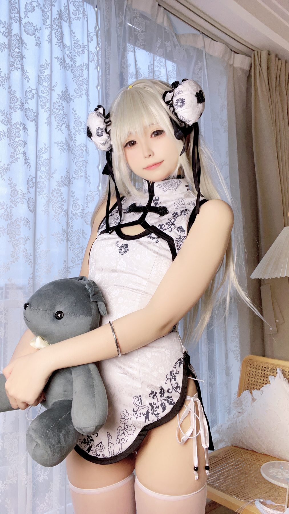 Quan冉有点饿 cosplay 写真_缘之空穹妹旗袍合集 | Quan冉有点饿 全套图包 [27P-101M]