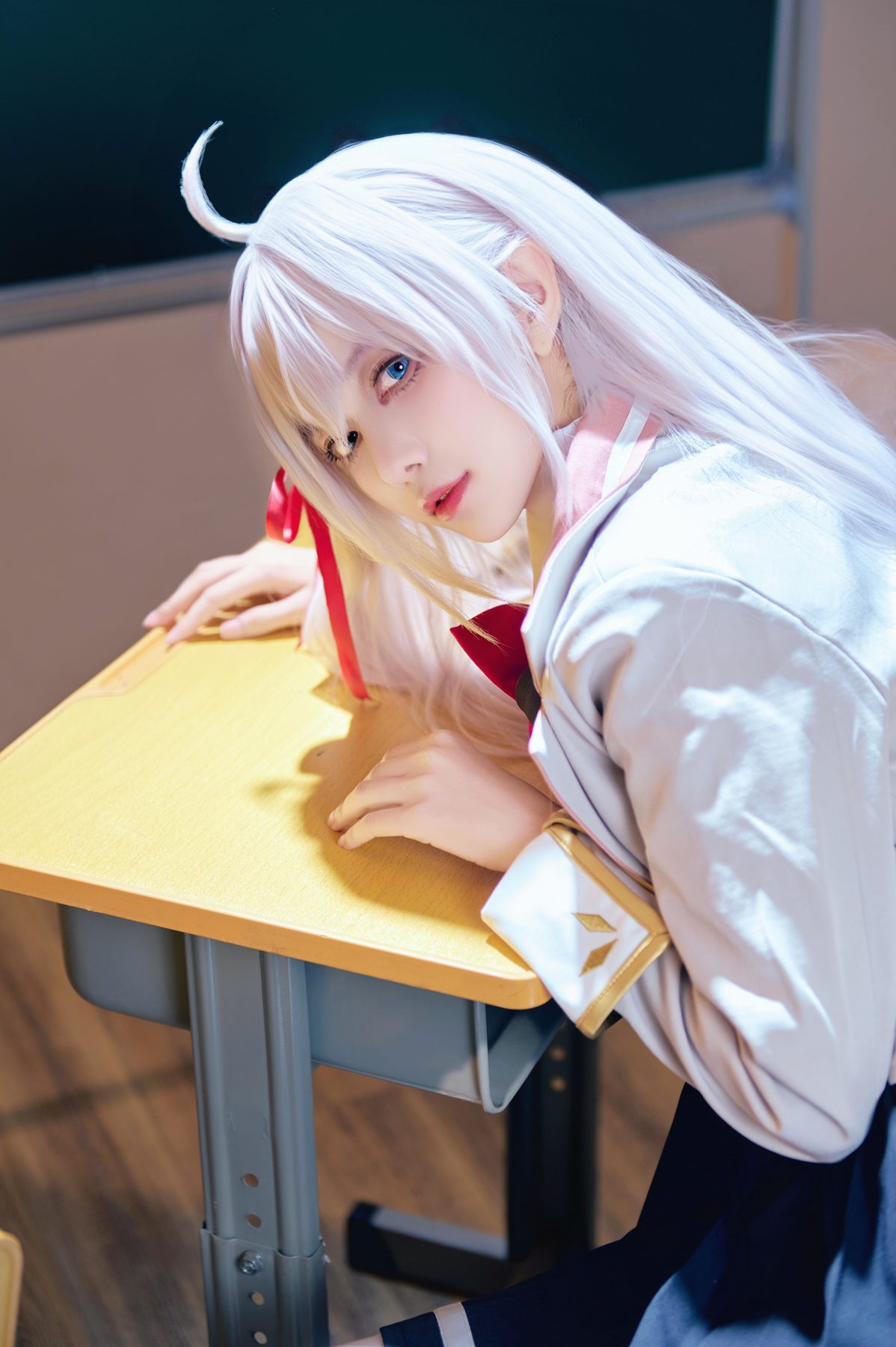 Shika小鹿鹿 COS写真_邻座艾莉同学合集 | Shika小鹿鹿 校园主题全套图包 [38P+2V-369M]