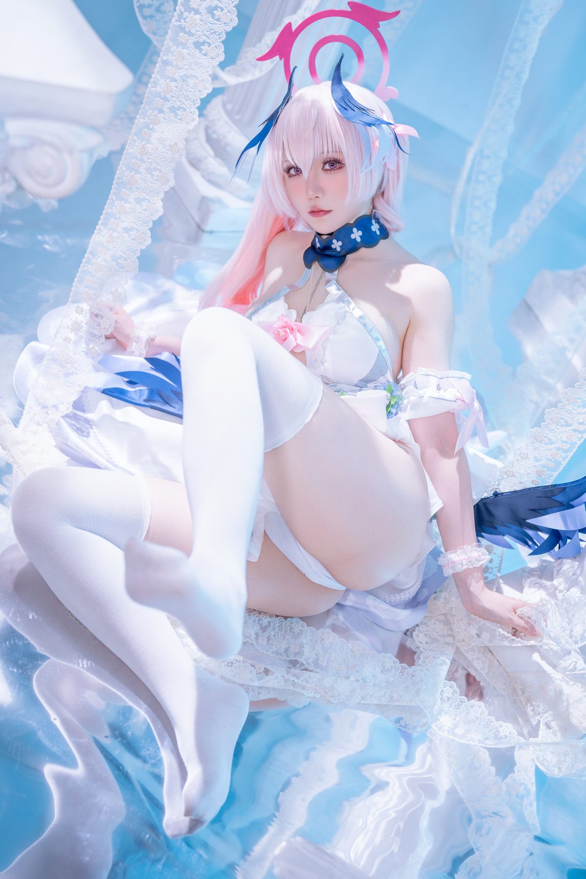 星之迟迟 cosplay 蔚蓝档案下江小春写真合集 | 星之迟迟 全套图包 [47P-163M]