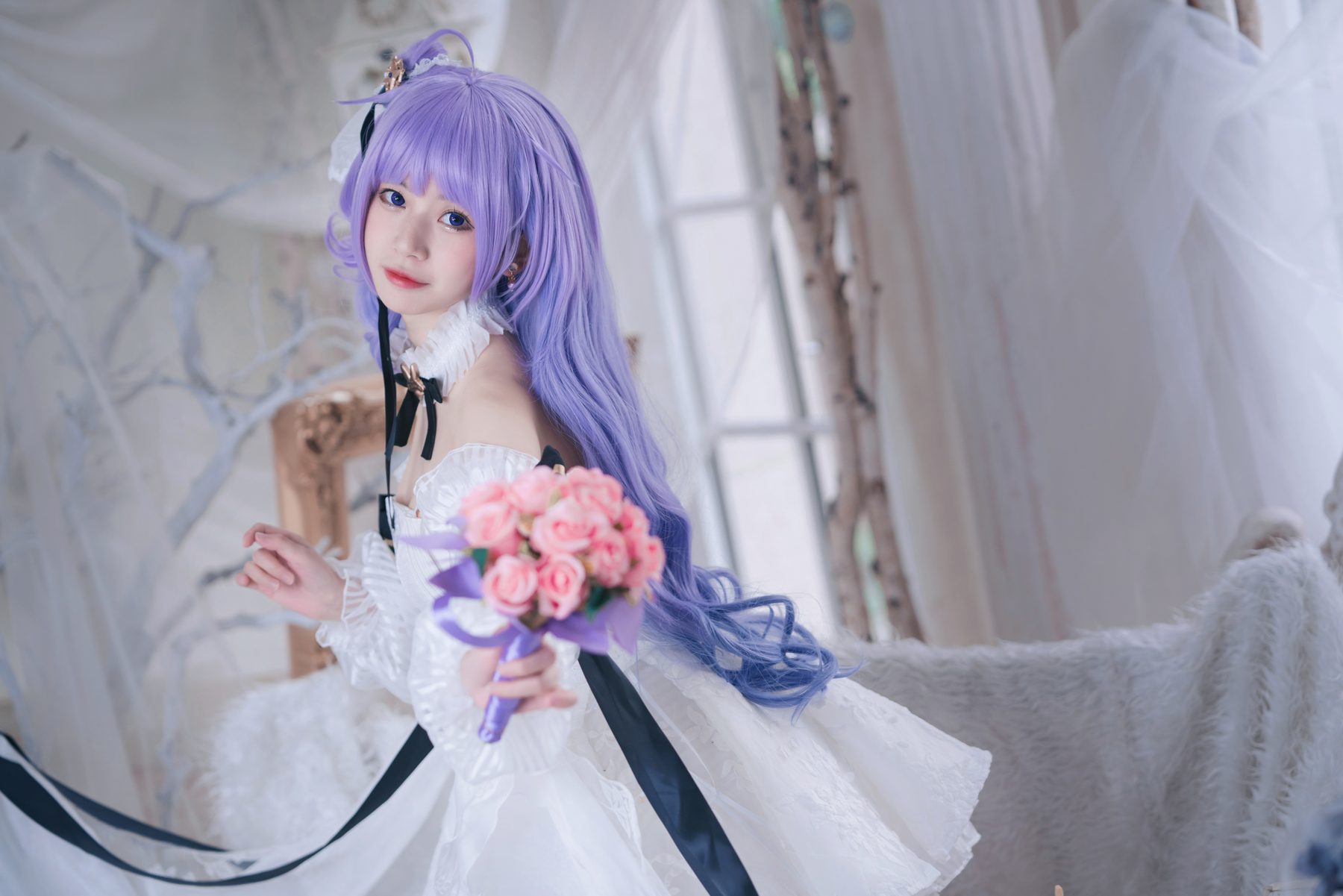 独角兽 cosplay 写真_碧蓝航线花嫁主题合集 | 独角兽 全套图包 [23P-267M]