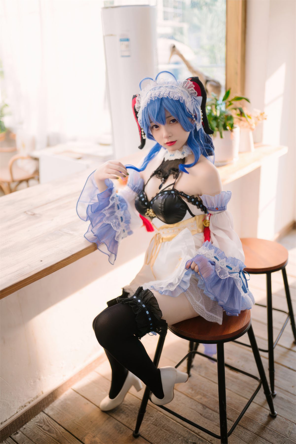 花铃 cosplay 写真_甘雨女仆合集 | 花铃 全套图包 [41P-306MB]