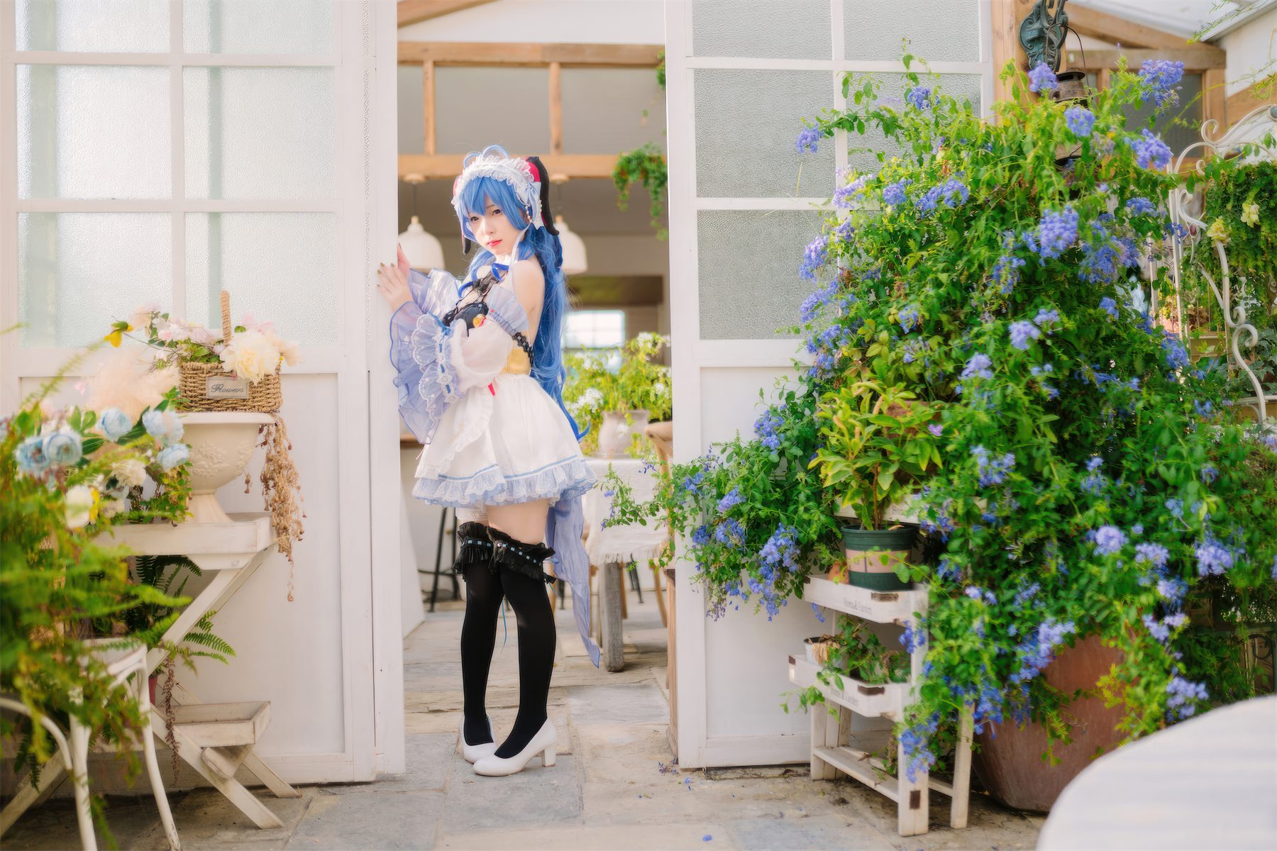 花铃 cosplay 写真_甘雨女仆合集 | 花铃 COS 全套图包 [41P-306MB]