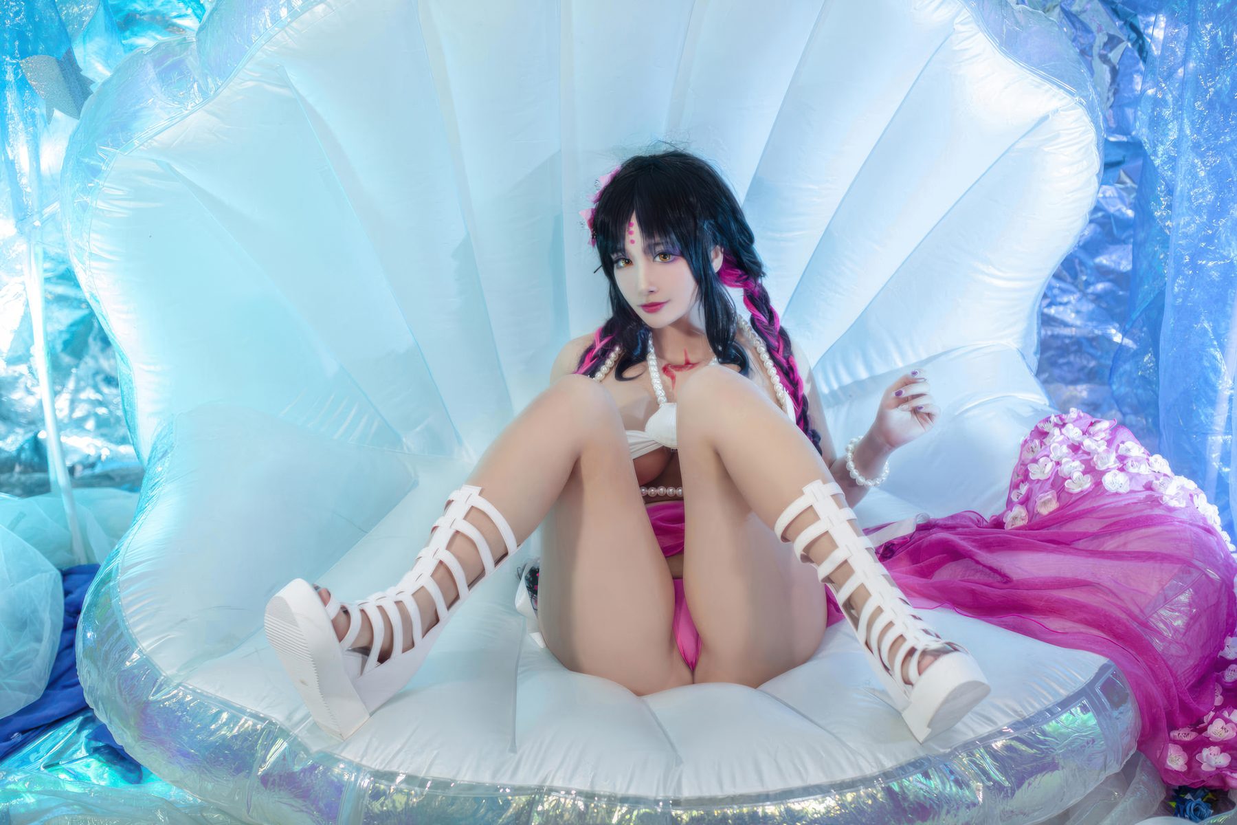 洛璃 LoLiSAMA FGO 杀生院泳装 COS写真