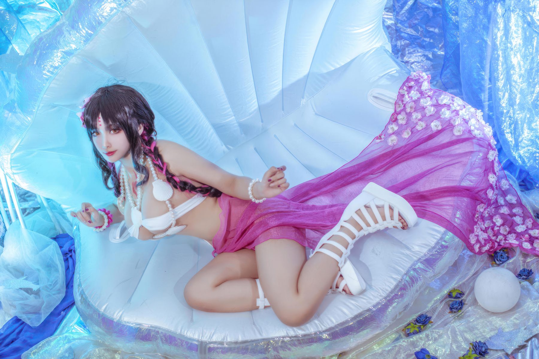 洛璃 LoLiSAMA FGO 杀生院泳装 COS写真