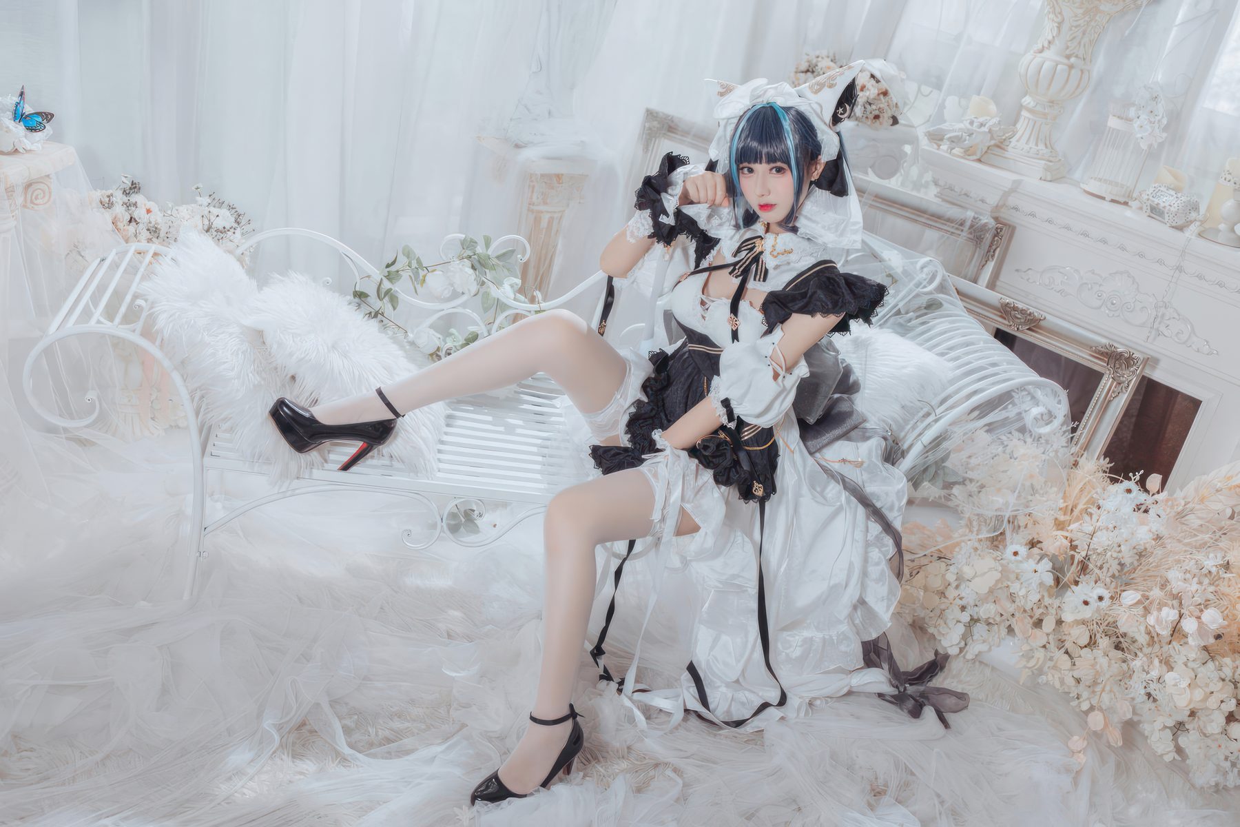 羽生三未 cosplay写真_碧蓝航线柴郡合集 | 羽生三未 COS柴郡全套图包 [35P-267.3M]