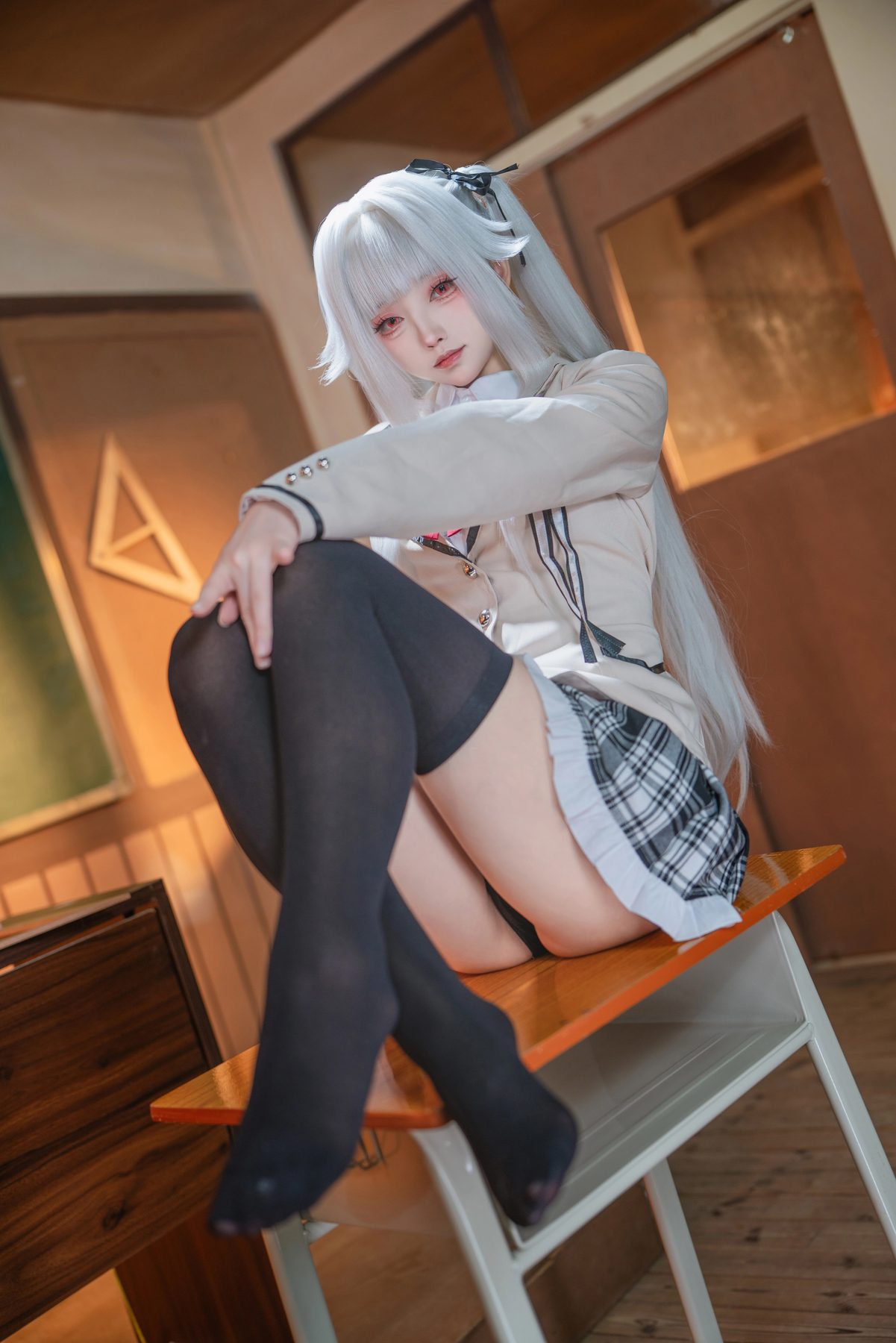 大大卷卷小卷 cosplay写真_美少女万华镜篝之雾枝校服合集 | 大大卷卷小卷 COS篝之雾枝全套图包 [29P-398M]