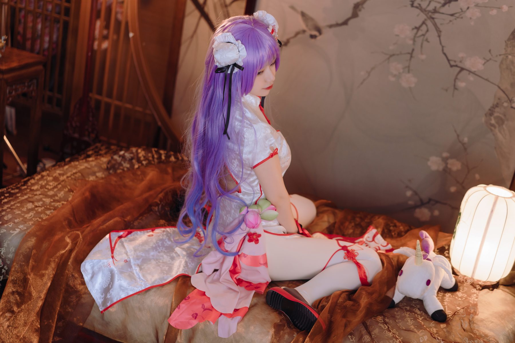 猫大人 cosplay写真_碧蓝航线独角兽旗袍合集 | 猫大人 COS独角兽全套图包 [22P-348M]