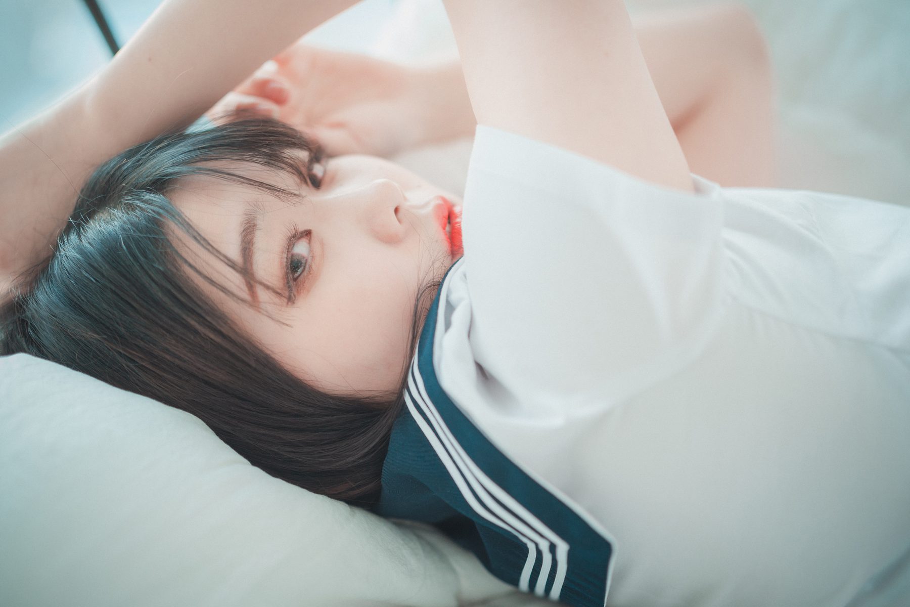 Zia泳池写真合集 | Zia COS游泳课全套图包 [48P]