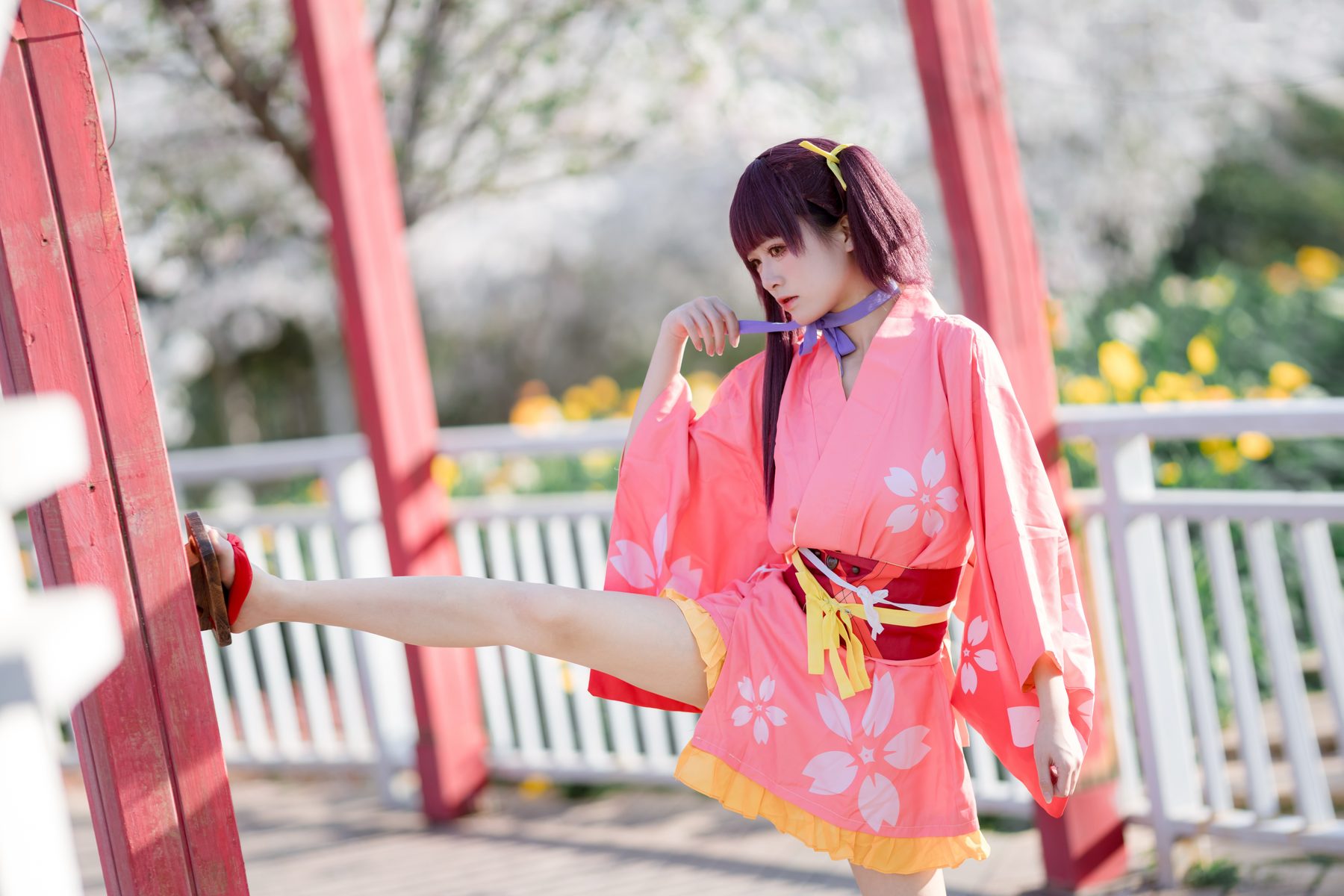 九柒喵 cosplay写真_甲铁城的卡巴内瑞无名和服合集 | 九柒喵 COS无名全套图包 [34P]