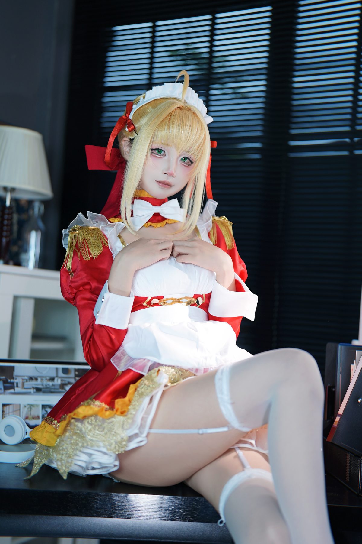 五更百鬼 cosplay写真_FGO尼禄女仆合集 | 五更百鬼 COS尼禄女仆全套图包 [15P]