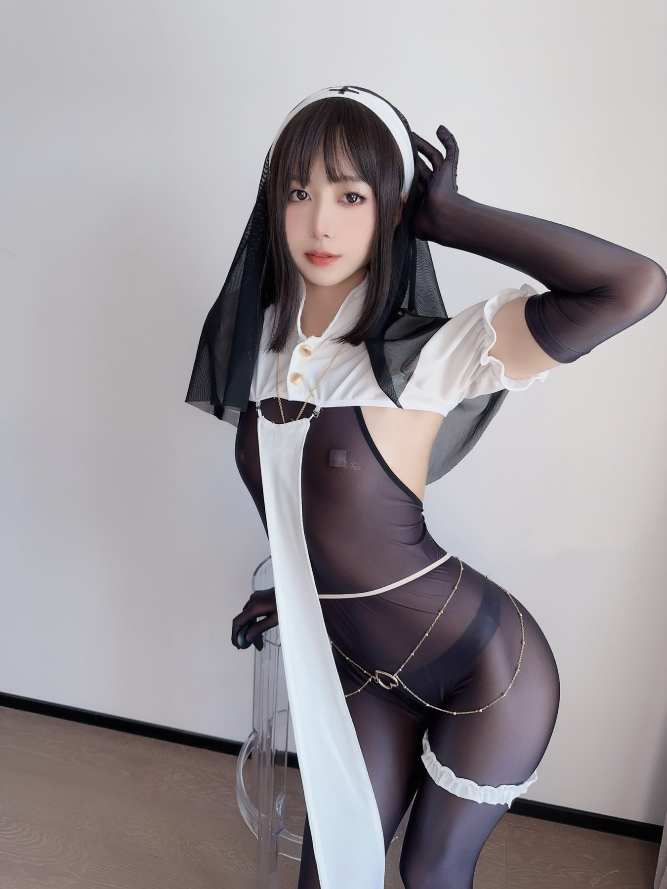 布丁大法 cosplay写真_战损修女合集 | 布丁大法 COS战损修女全套图包 [52P3V]