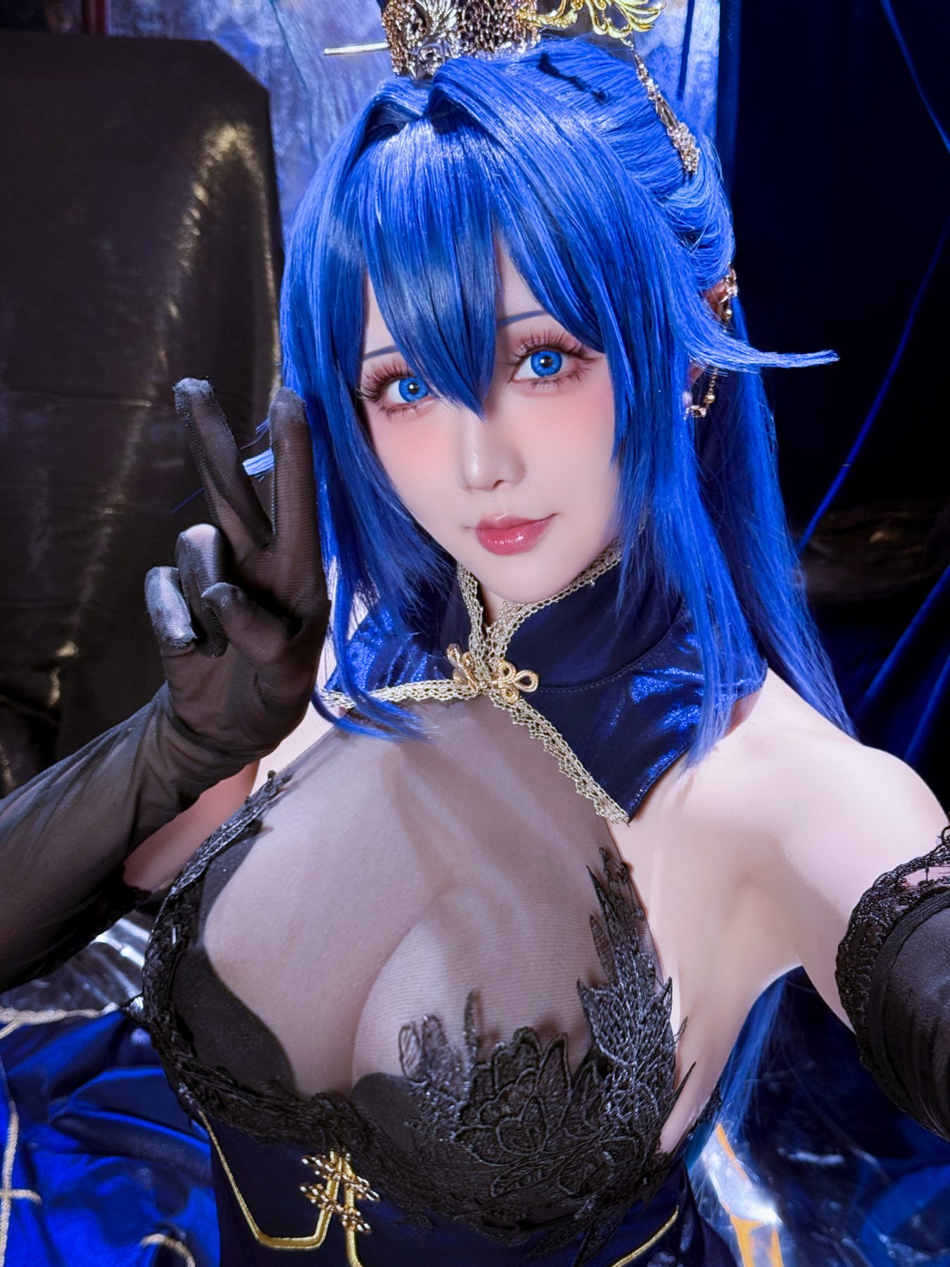 星之迟迟 碧蓝航线新泽西兔兔花园 COS写真