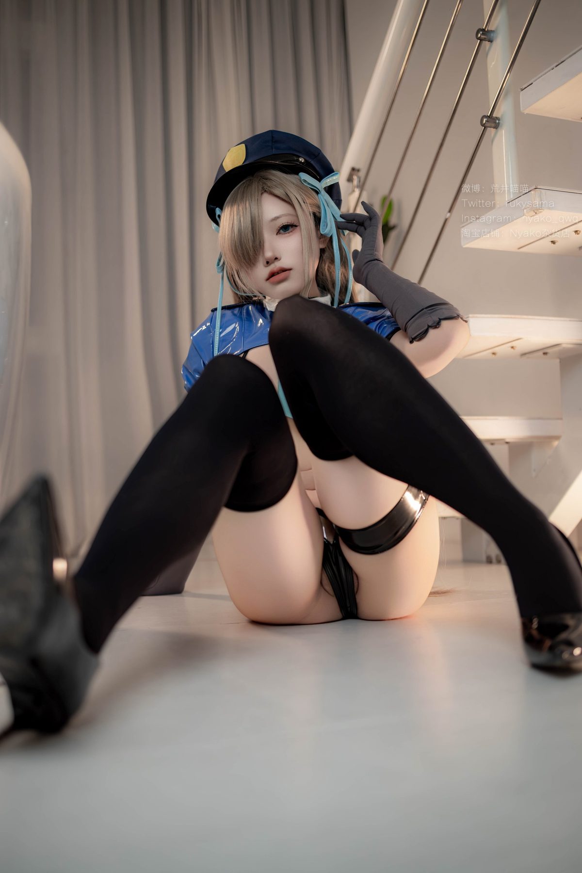 Nyako喵子 cosplay写真_蔚蓝档案一之濑明日奈合集 | Nyako喵子 COS一之濑明日奈全套图包 [120P-332M]