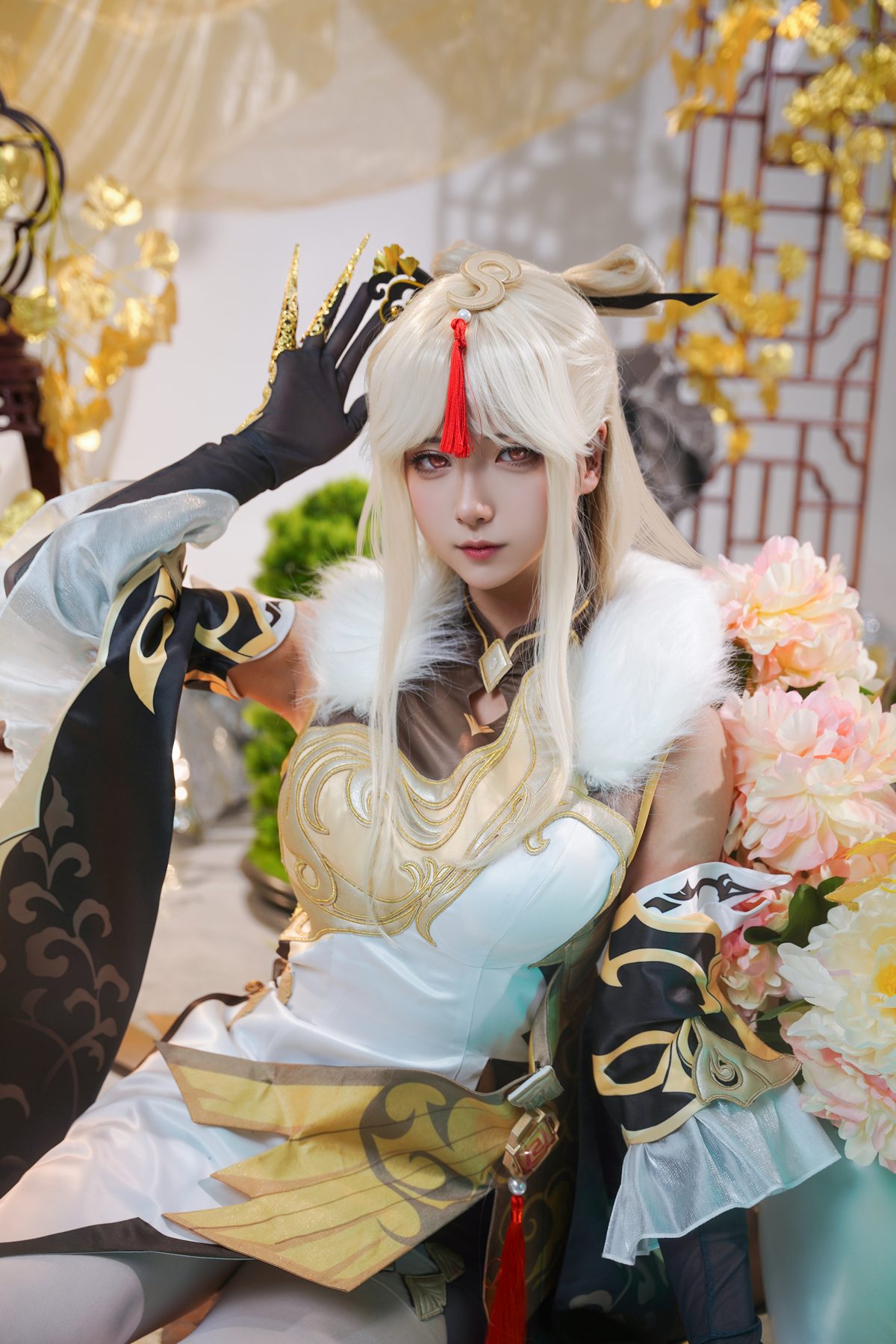 狮砸 cosplay写真_原神凝光合集 | 狮砸 COS凝光全套图包 [9P-107MB]