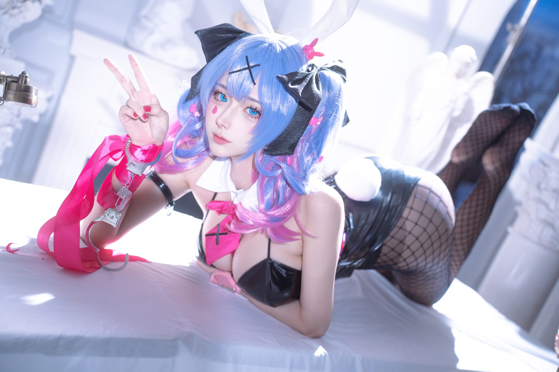 Seya-狮砸 初音未来兔女郎 COS写真