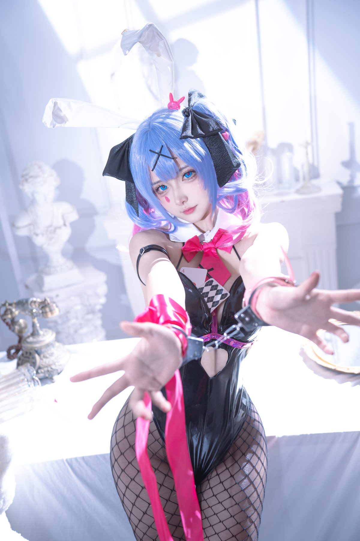 Seya-狮砸 初音未来兔女郎 COS写真