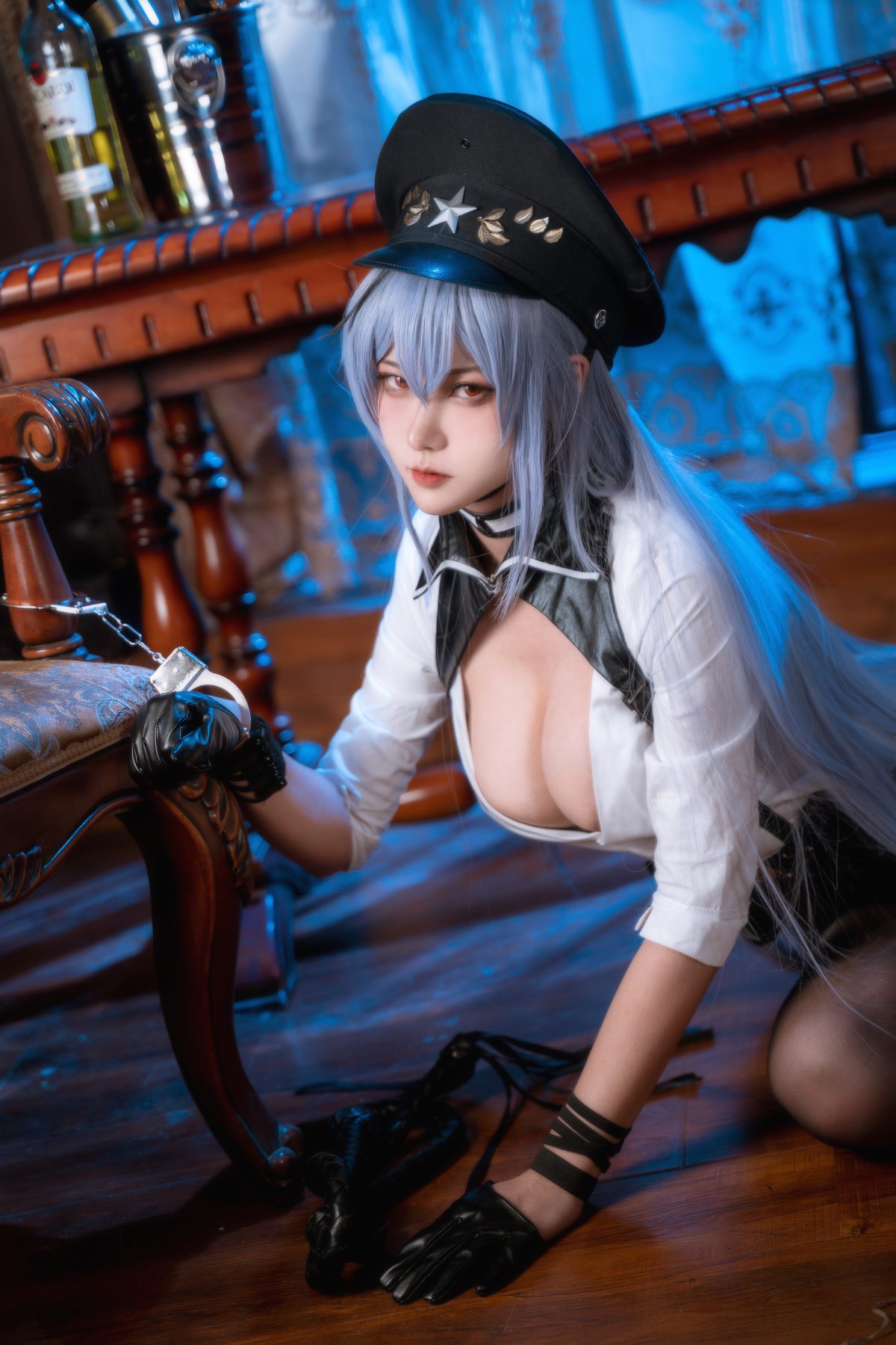 狮砸 cosplay写真_碧蓝航线甘古特·坚定的执行者合集 | 狮砸 COS甘古特全套图包 [12P-119M]