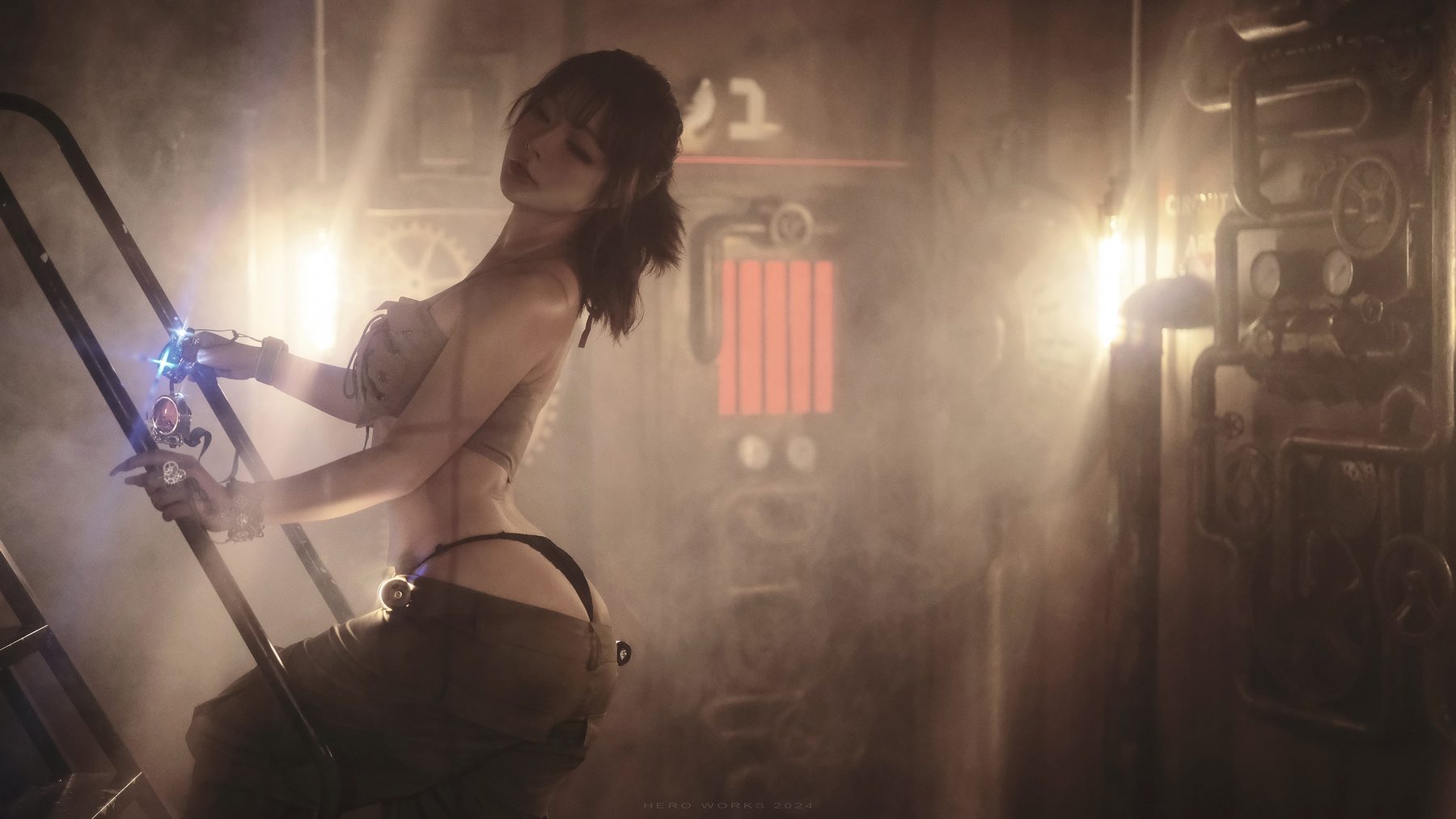 玉汇 cosplay写真_蒸汽维修工合集 | 玉汇 COS蒸汽维修工全套图包 [26P]