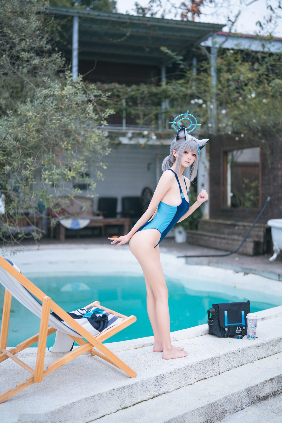 九柒喵 cosplay写真_白子泳装合集 | 九柒喵 COS白子泳装全套图包 [34P]