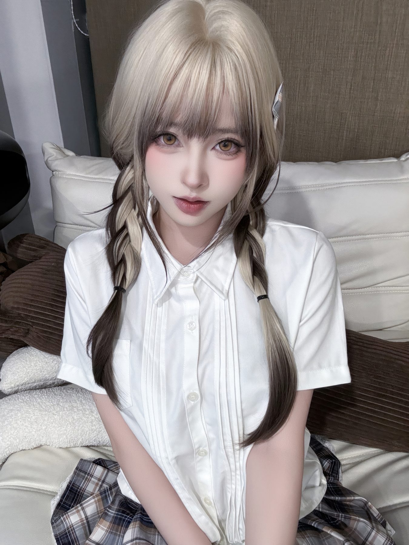 清水由乃 白衫碎影 COS写真