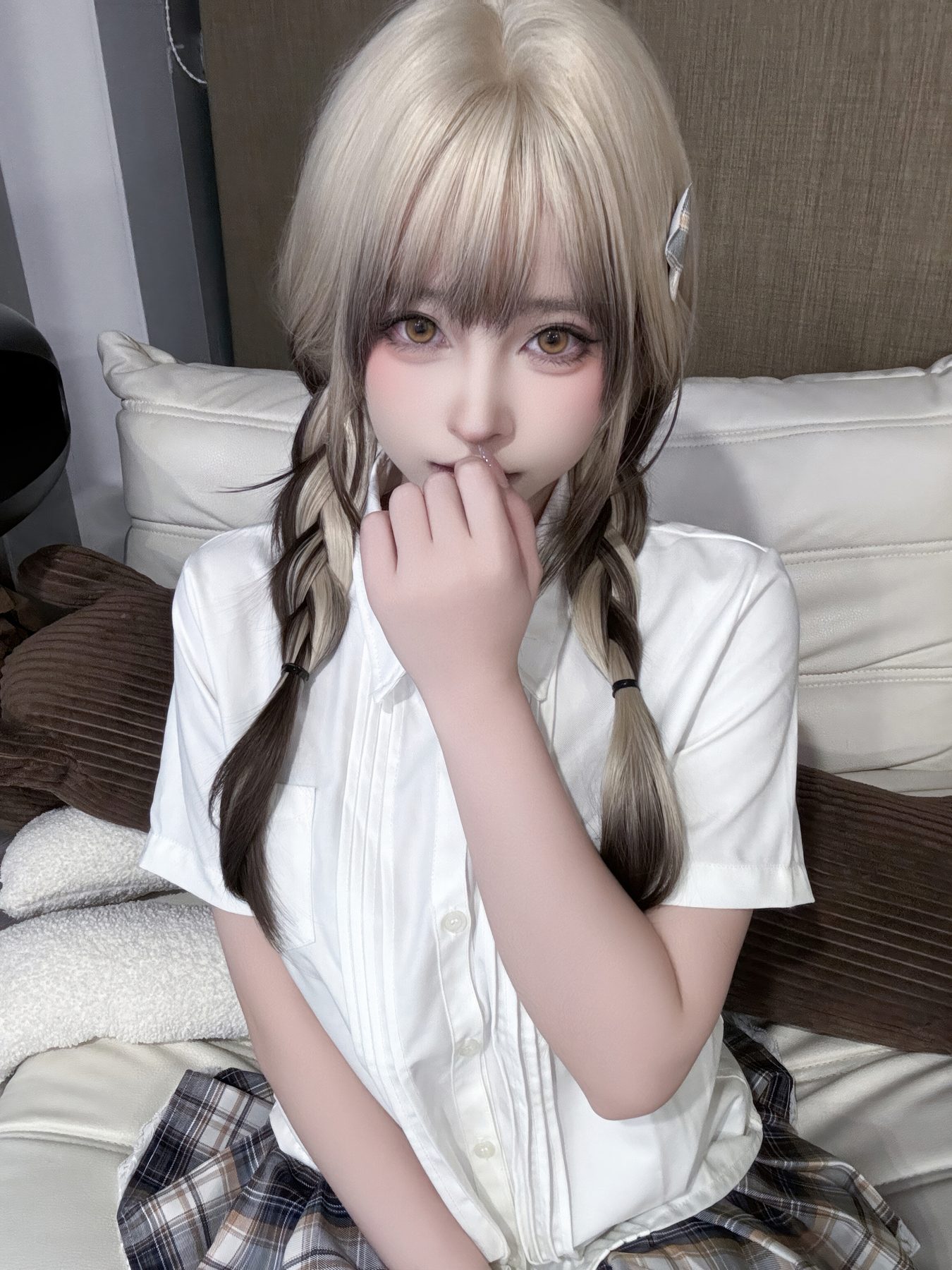清水由乃 白衫碎影 COS写真