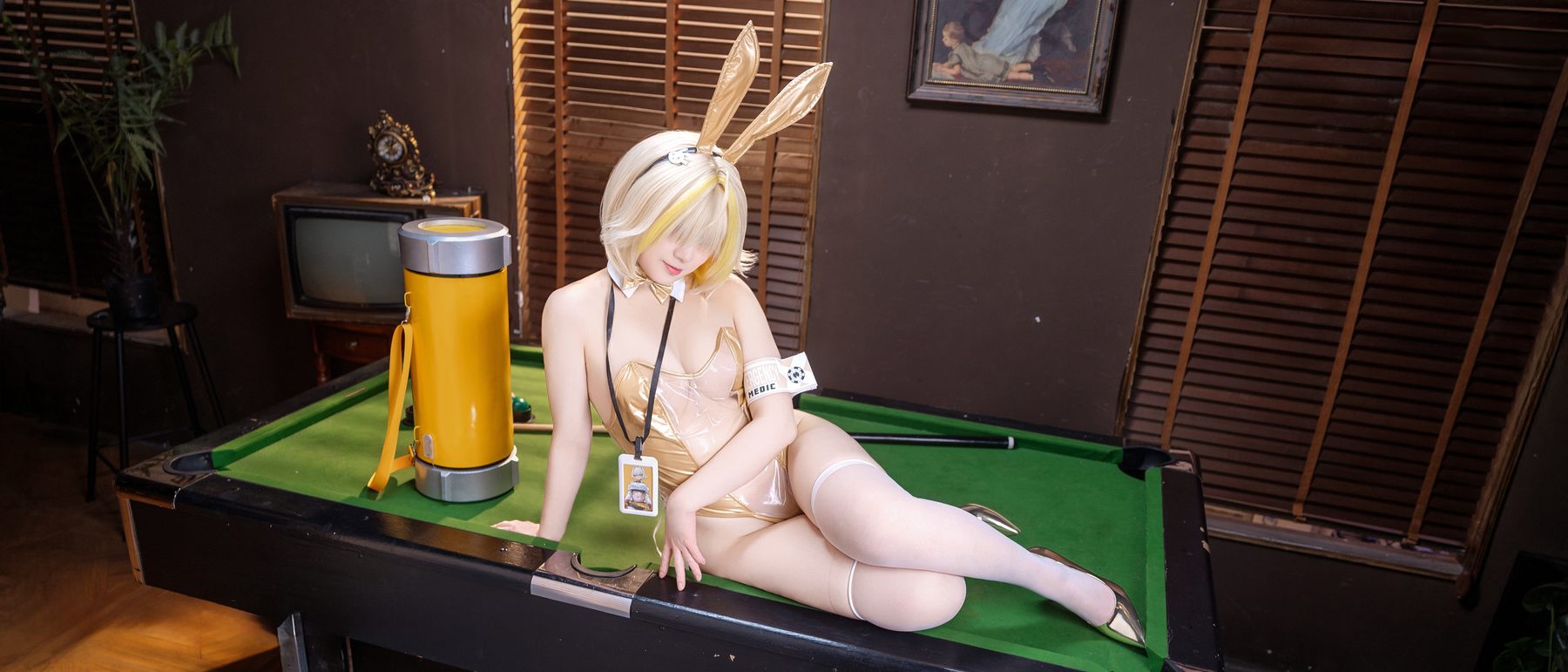 溯兮sukki 胜利女神 妮姬伊莱格 兔女郎 COS写真
