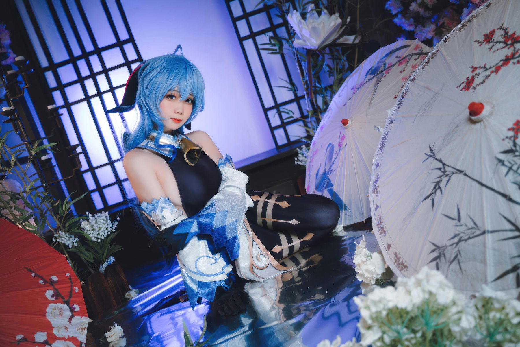 焖焖碳 cosplay写真_原神甘雨合集 | 焖焖碳 COS甘雨全套图包 [23P]