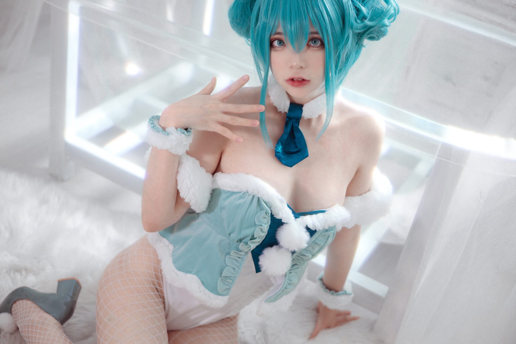 疯猫ss miku初音兔女郎 COS写真