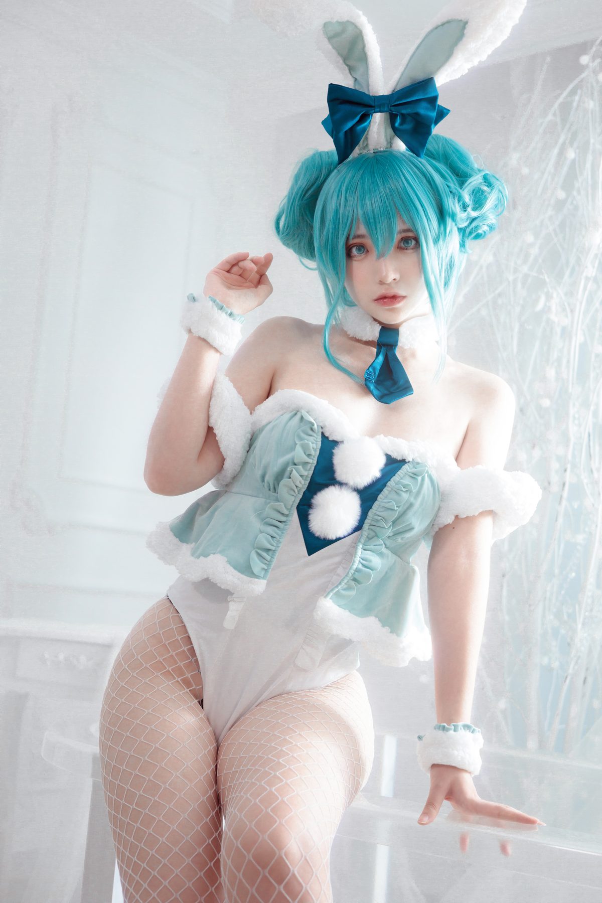 疯猫ss miku初音兔女郎 COS写真