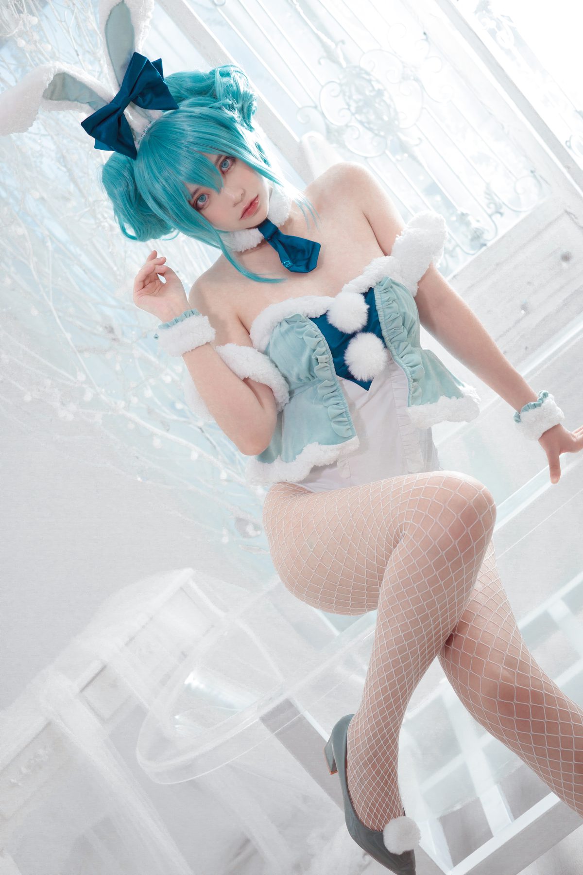 疯猫ss miku初音兔女郎 COS写真