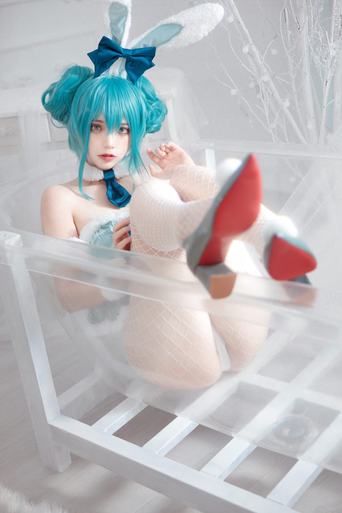 疯猫ss miku初音兔女郎 COS写真