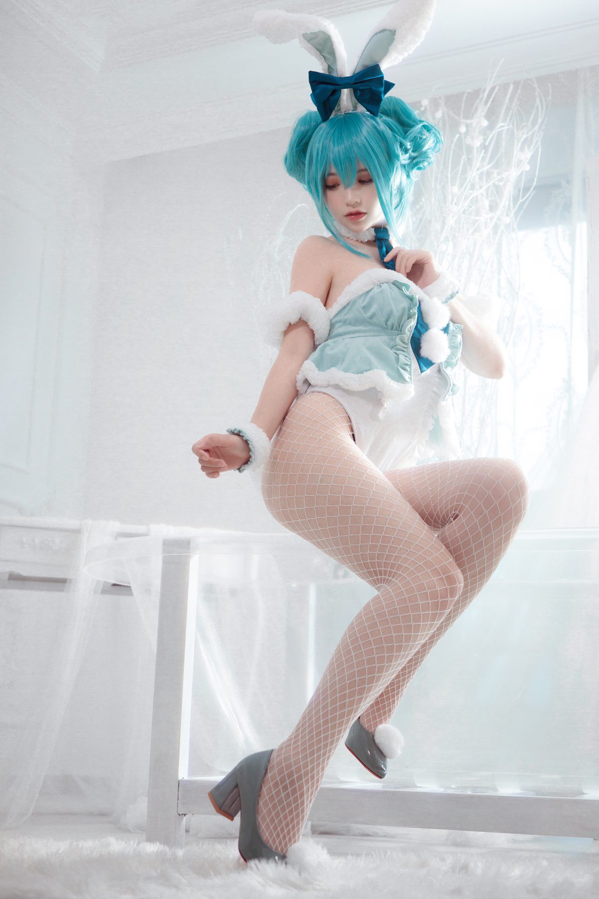 疯猫ss miku初音兔女郎 COS写真