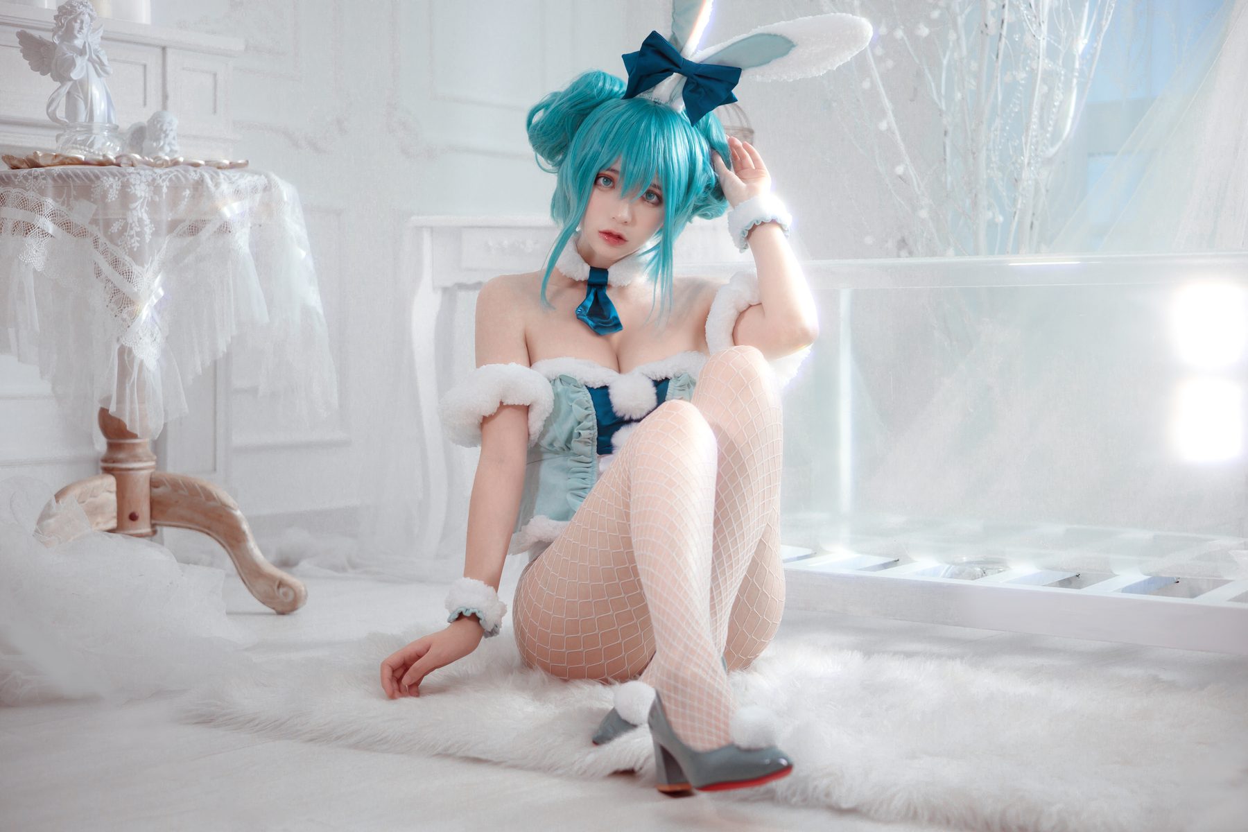 疯猫ss miku初音兔女郎 COS写真