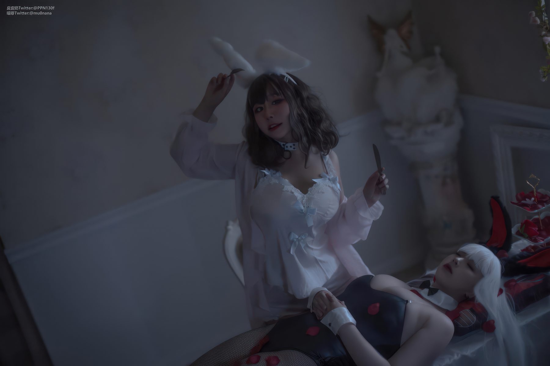 皮皮奶 穆零Mu0 双人兔兔 COS写真