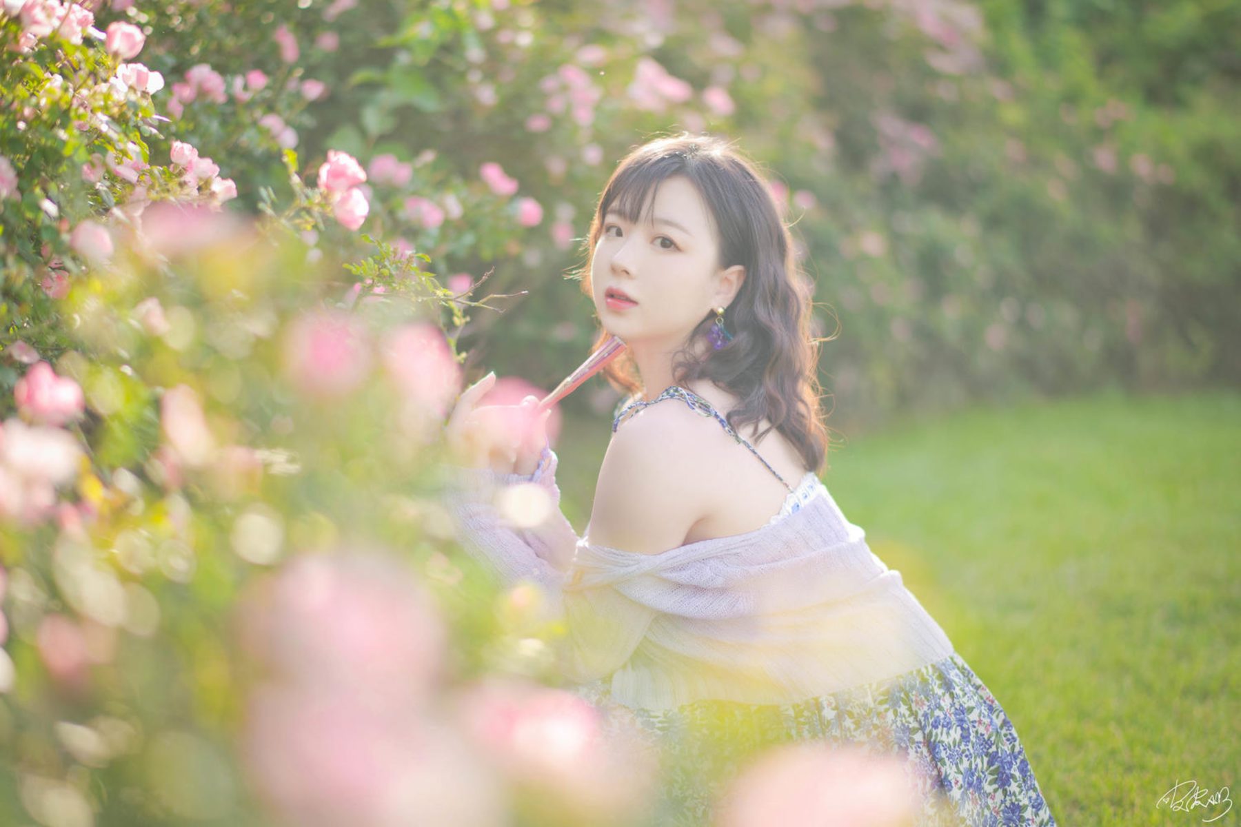 皮皮奶可可爱了啦 蔷薇花 COS写真