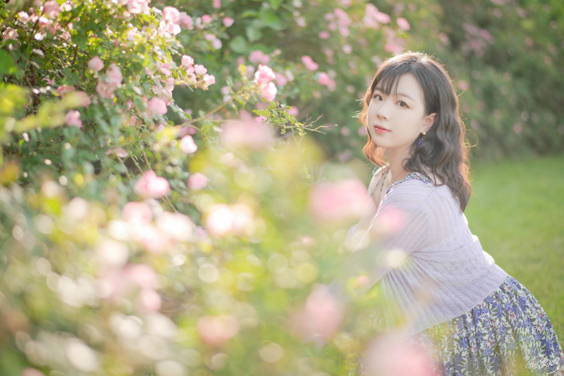 皮皮奶可可爱了啦 蔷薇花 COS写真