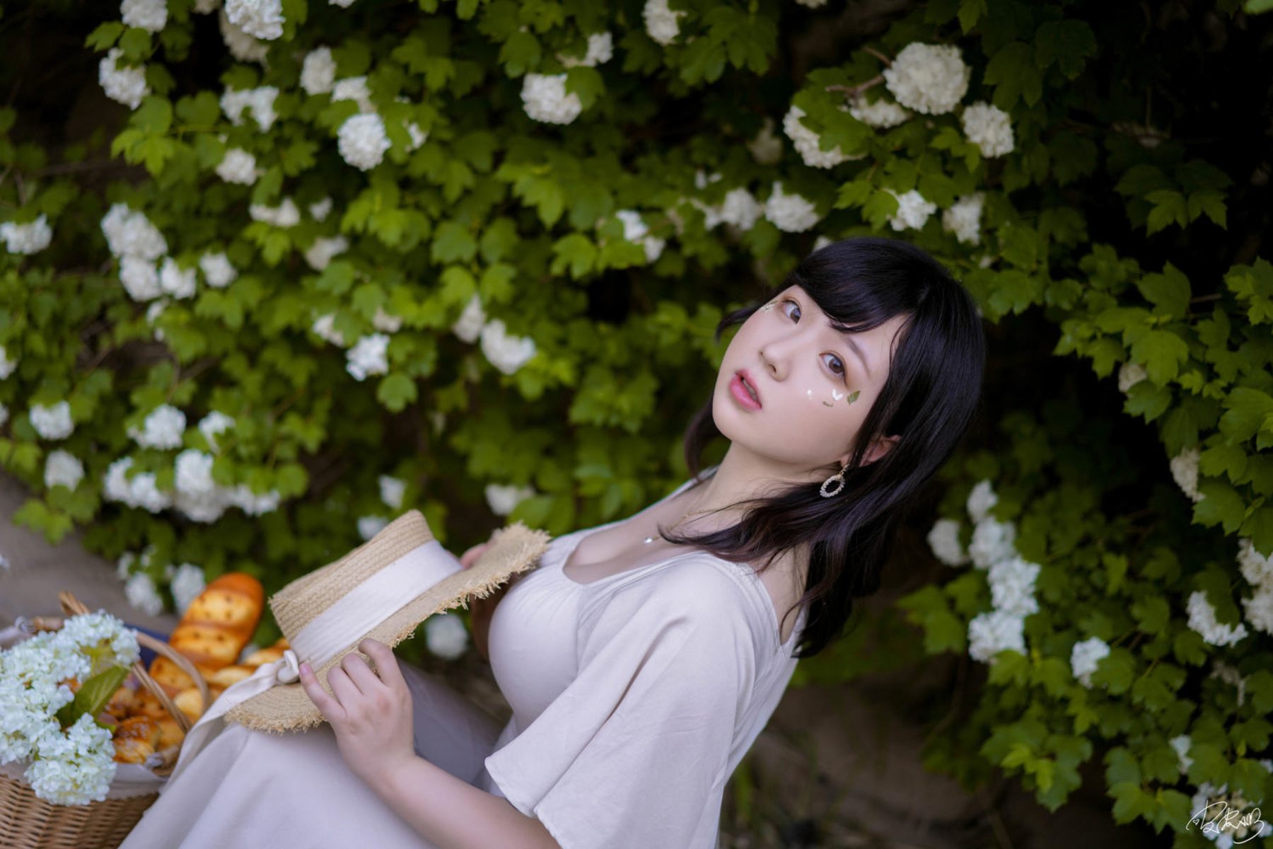 皮皮奶可可爱了啦 绣球花 COS写真