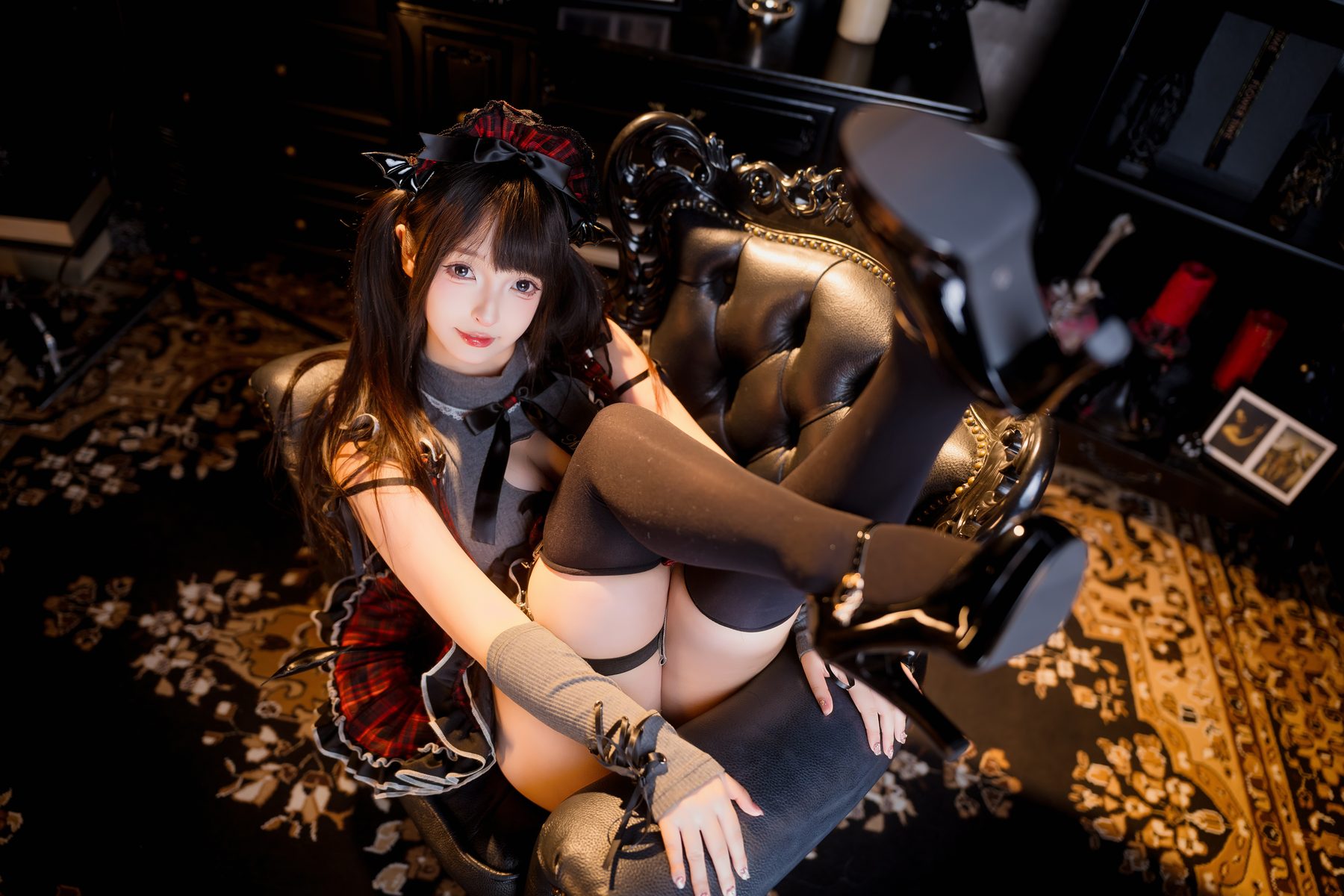 神楽坂真冬 cosplay写真_冬之小恶魔合集 | 神楽坂真冬 COS小恶魔全套图包 [75P2V]