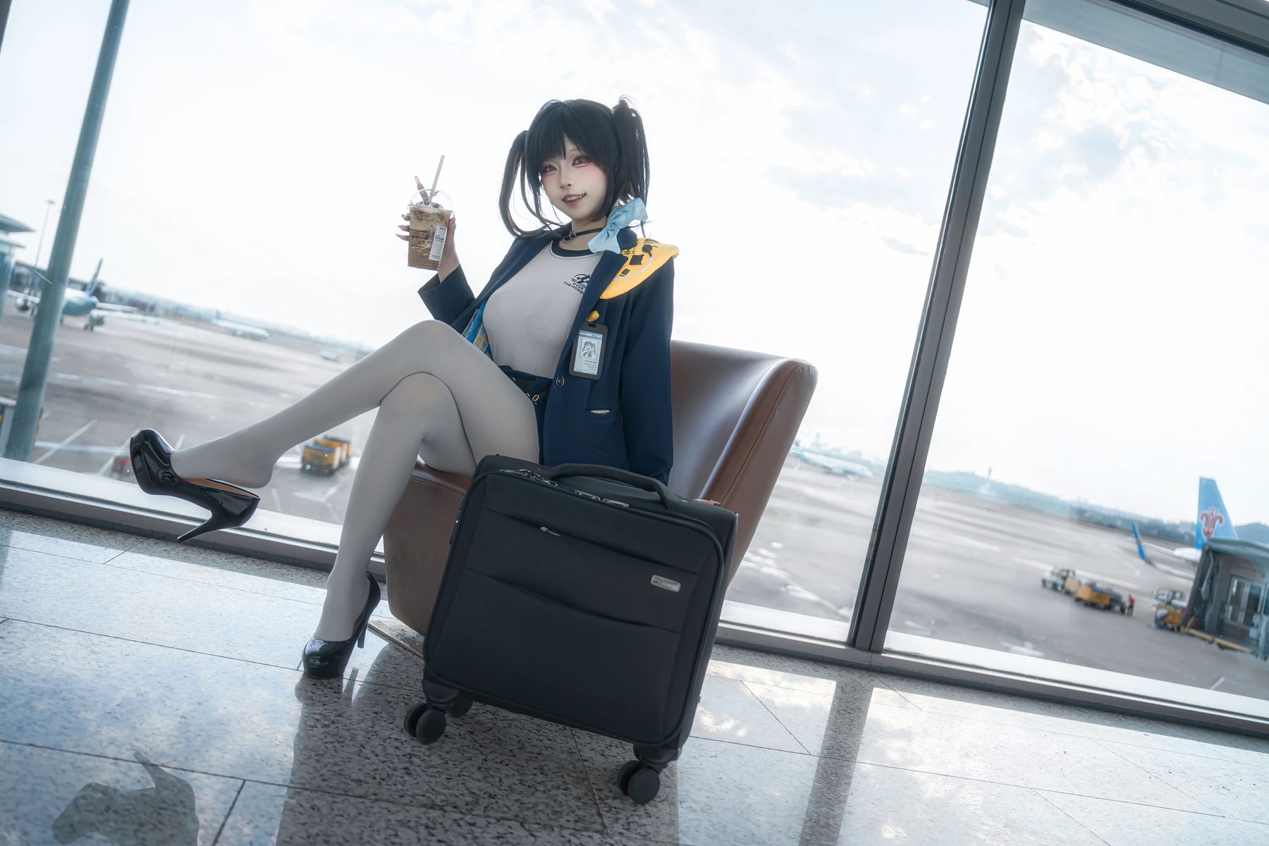 纸悦Etsu ko Nikke胜利女神 索拉 COS写真