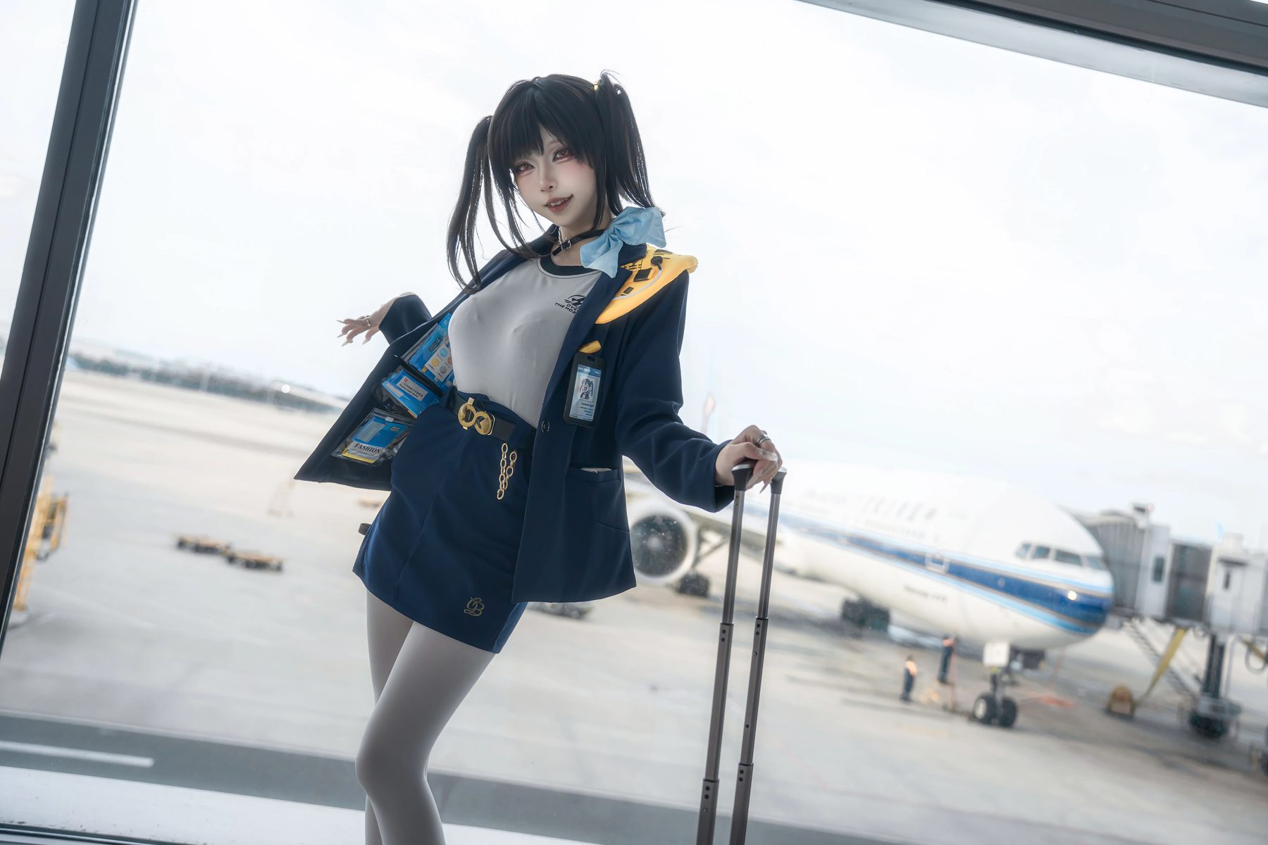 纸悦Etsu ko Nikke胜利女神 索拉 COS写真