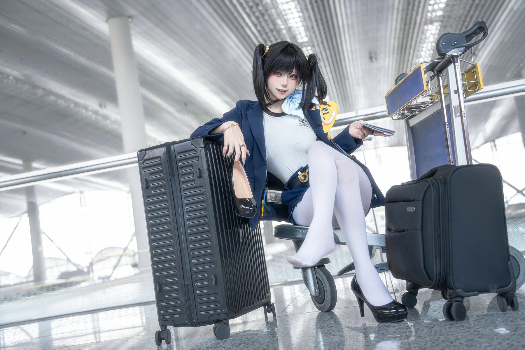 纸悦Etsu ko Nikke胜利女神 索拉 COS写真