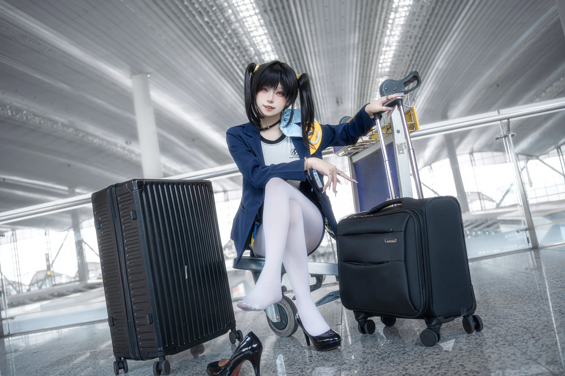 纸悦Etsu ko Nikke胜利女神 索拉 COS写真