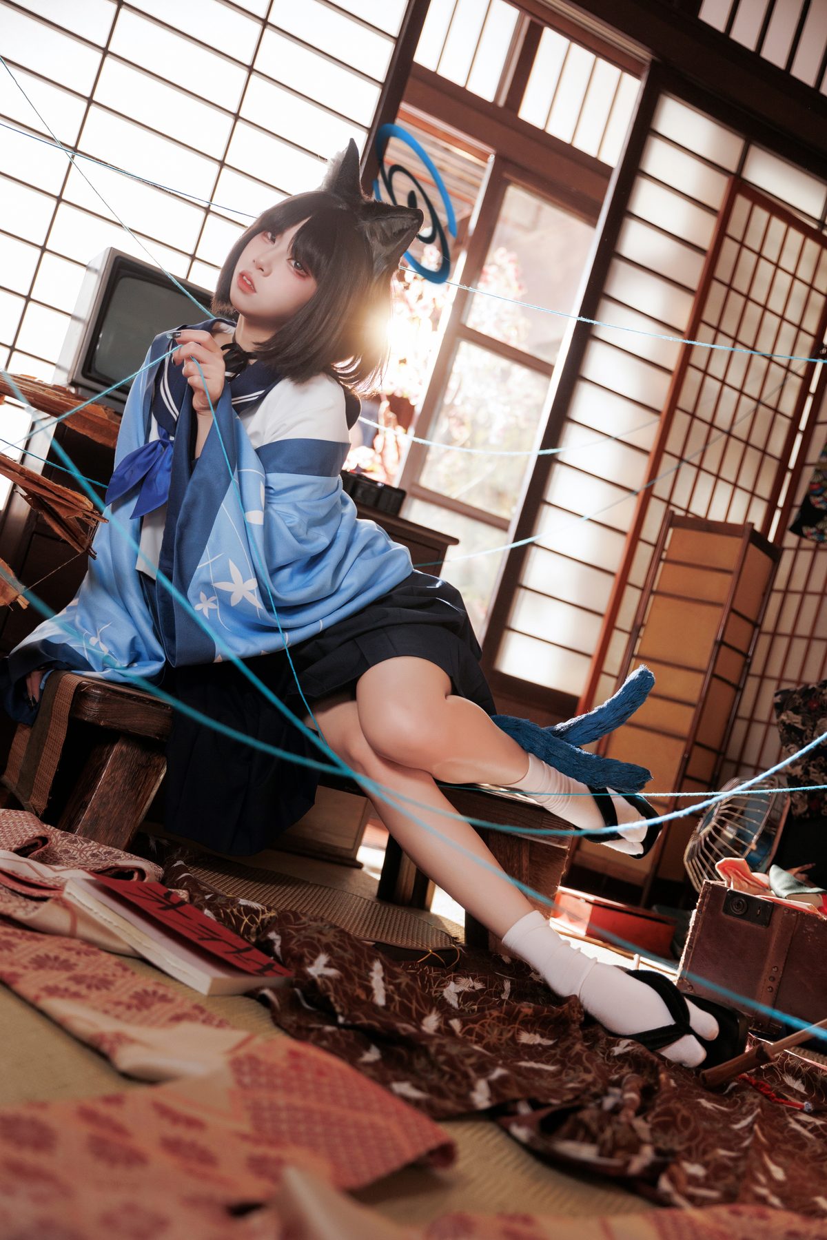 纸悦Etsu ko 桔梗毛线团 COS写真
