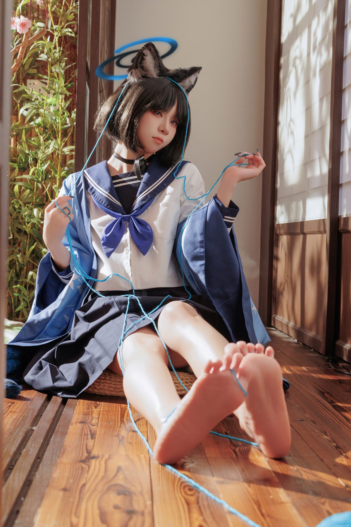 纸悦Etsu ko 桔梗毛线团 COS写真